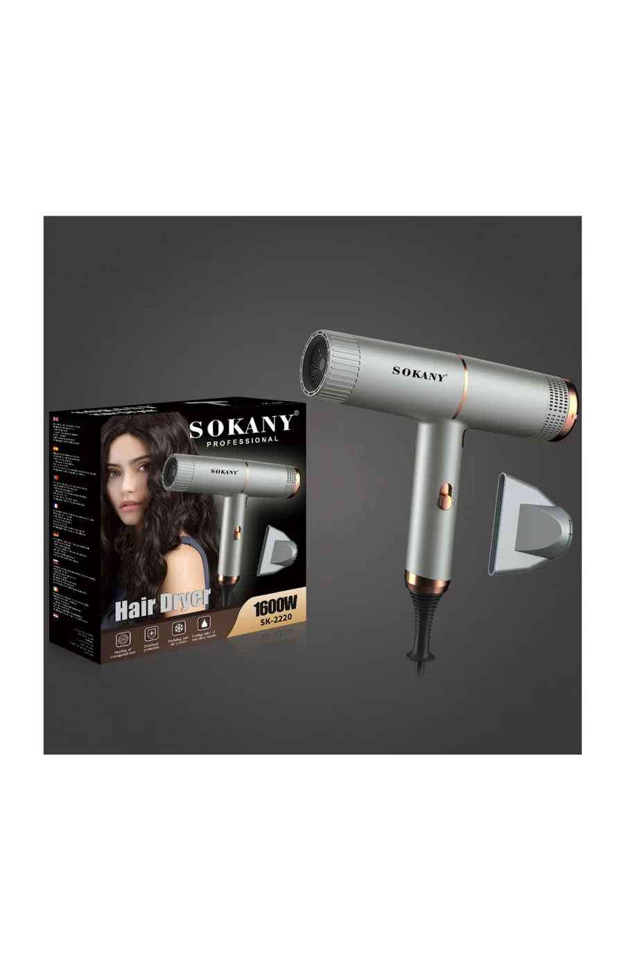 Sèche-cheveux professionnel - 1600 W - Image 2