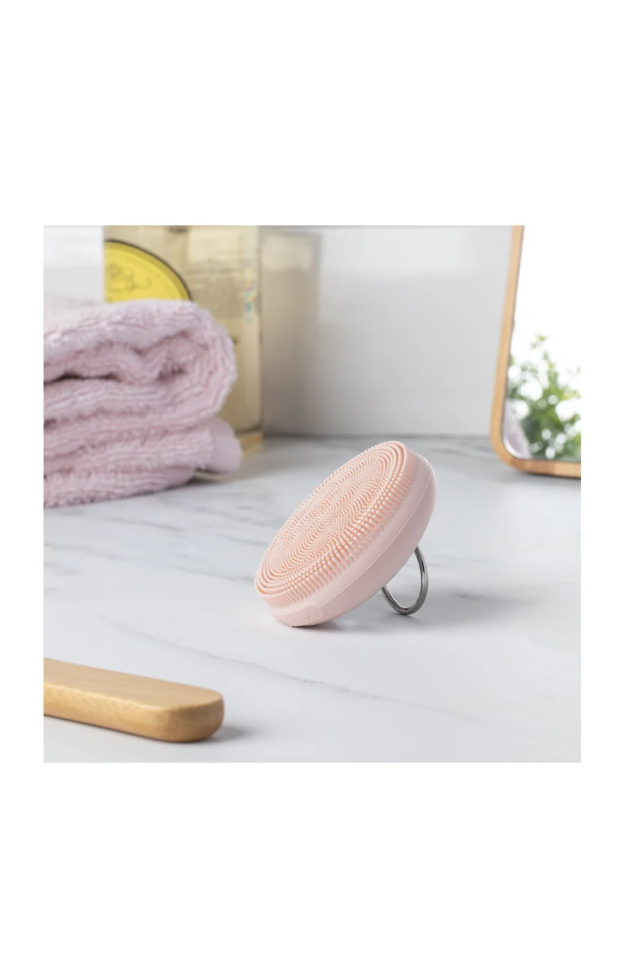 Brosse nettoyante sonique en silicone - Visage - Image 3