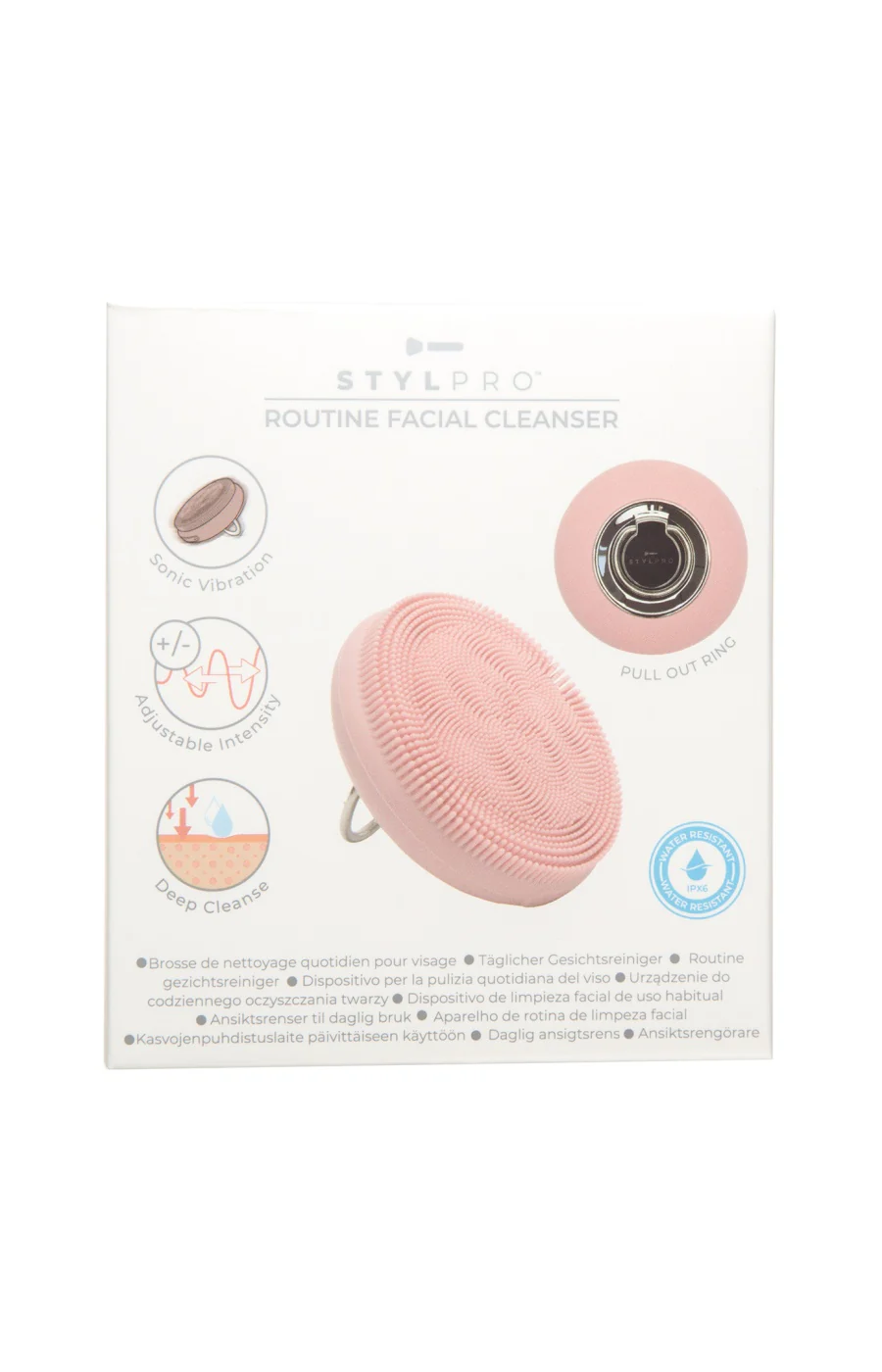 Brosse nettoyante sonique en silicone - Visage - Image 5