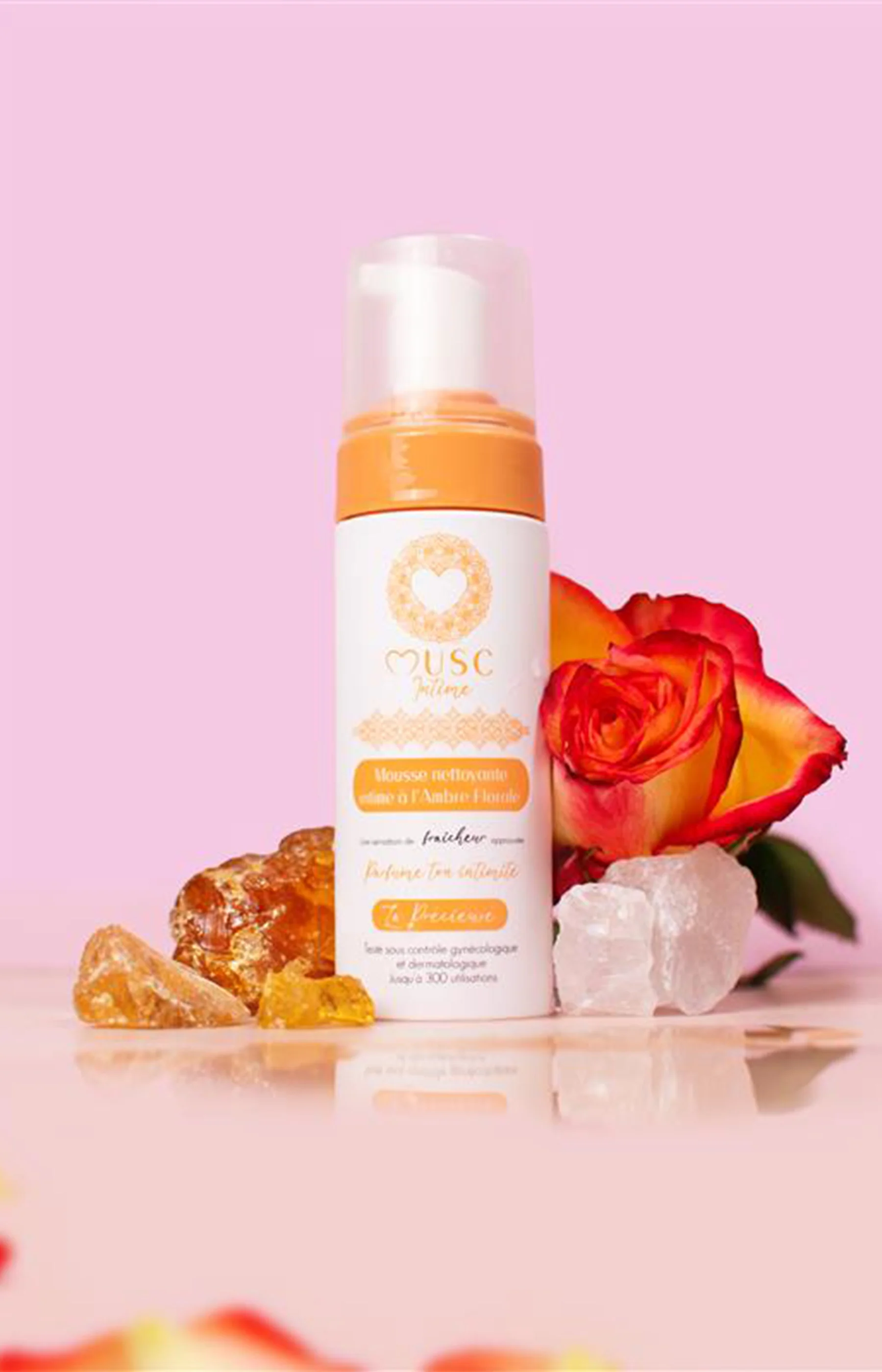 Mousse nettoyante intime - Amber Flower - 150 ml - Image 7