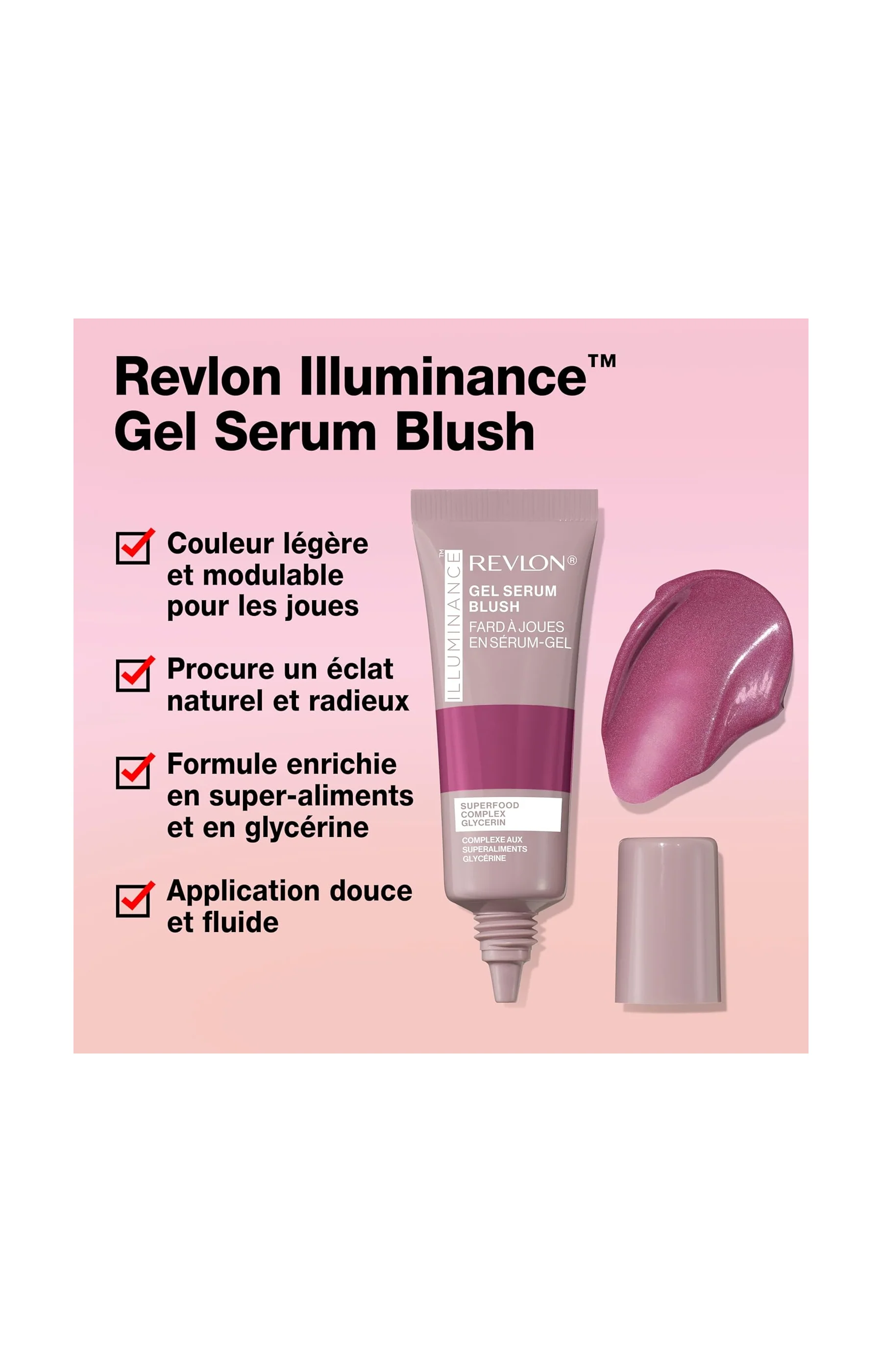 Blush gel hydratant - Illuminance™ - N° 140 Brilliant Berry - Image 3