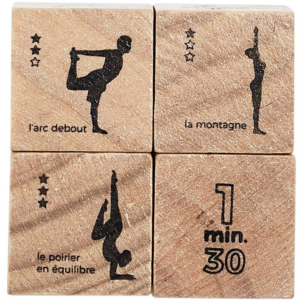 Dès de yoga & fitness - 4 unités - Image 2