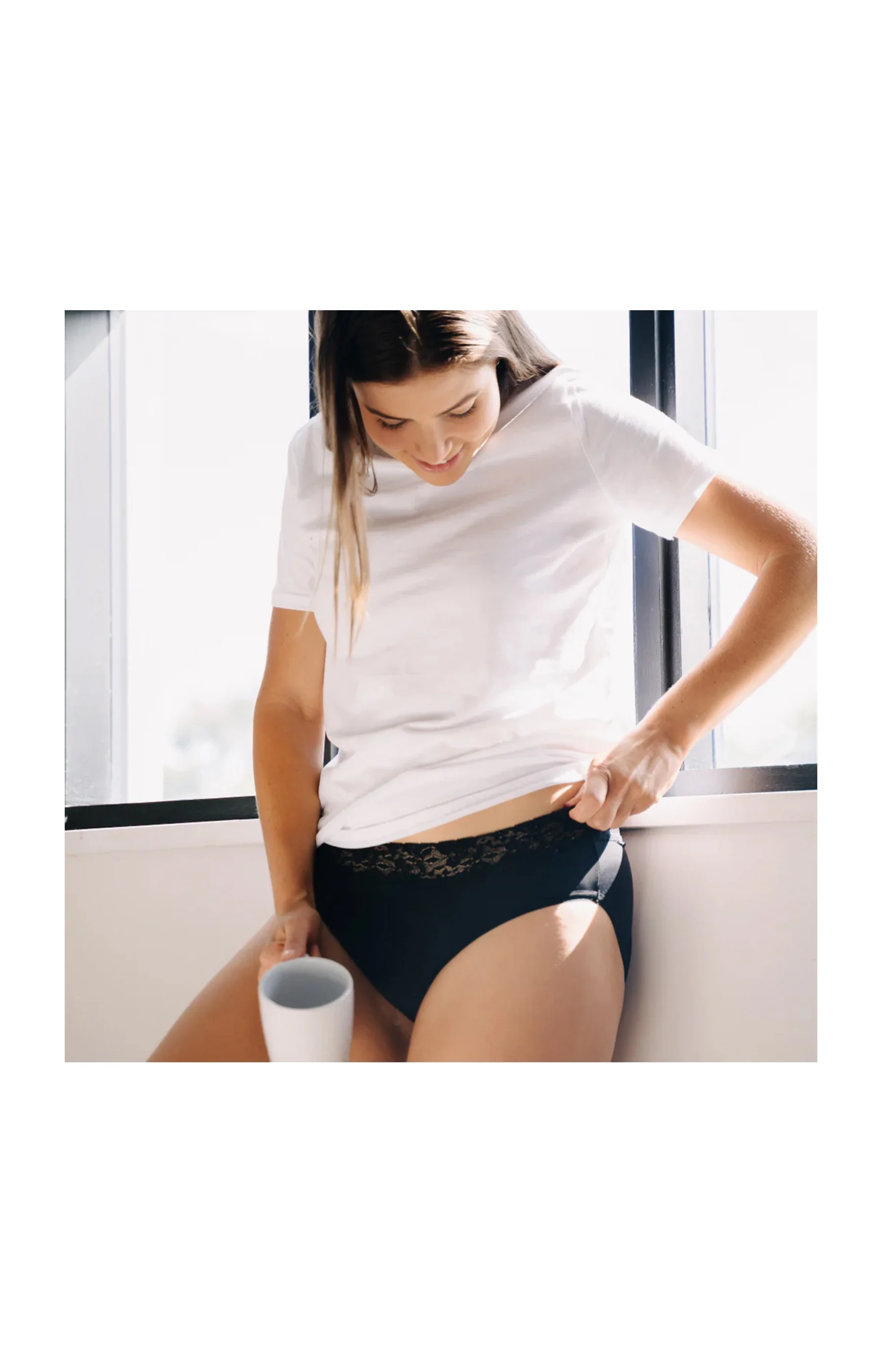 Culotte menstruelle marianne - Noir - Image 2