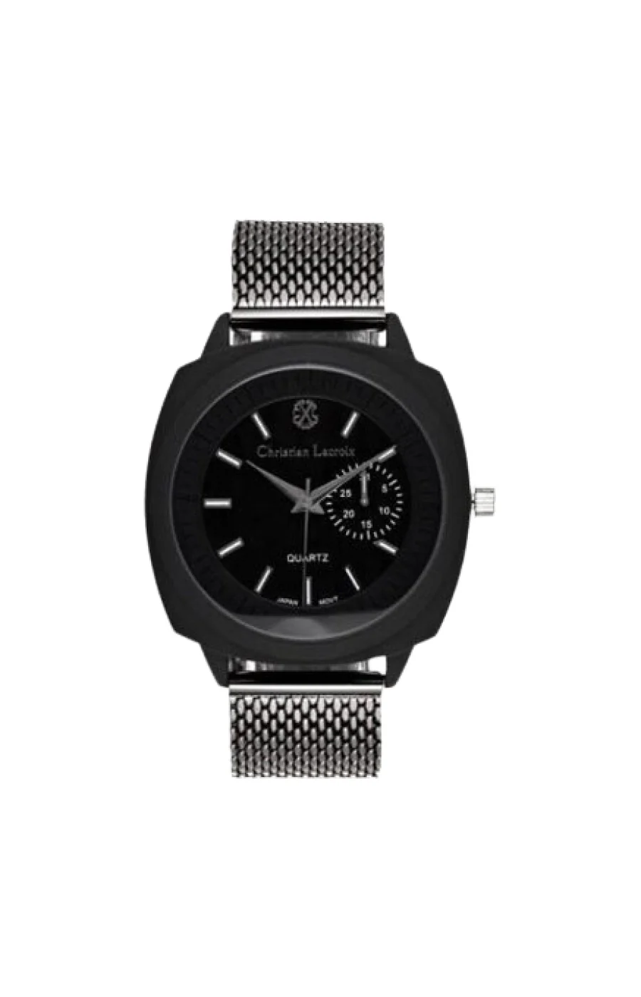 Montre - Acier inoxydable noir - Homme