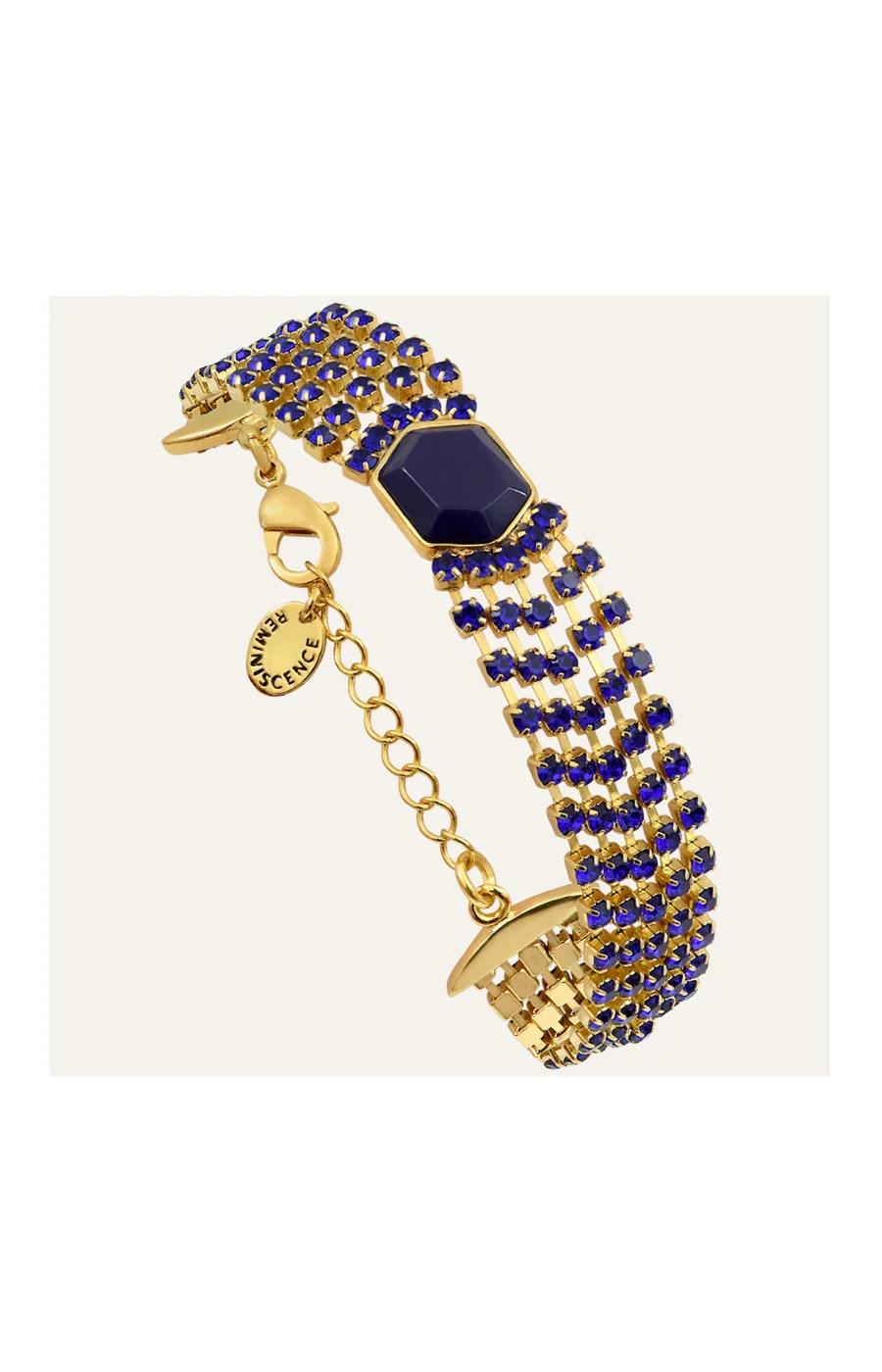 Bracelet Sparkling - Alliage doré & cristaux - Image 2