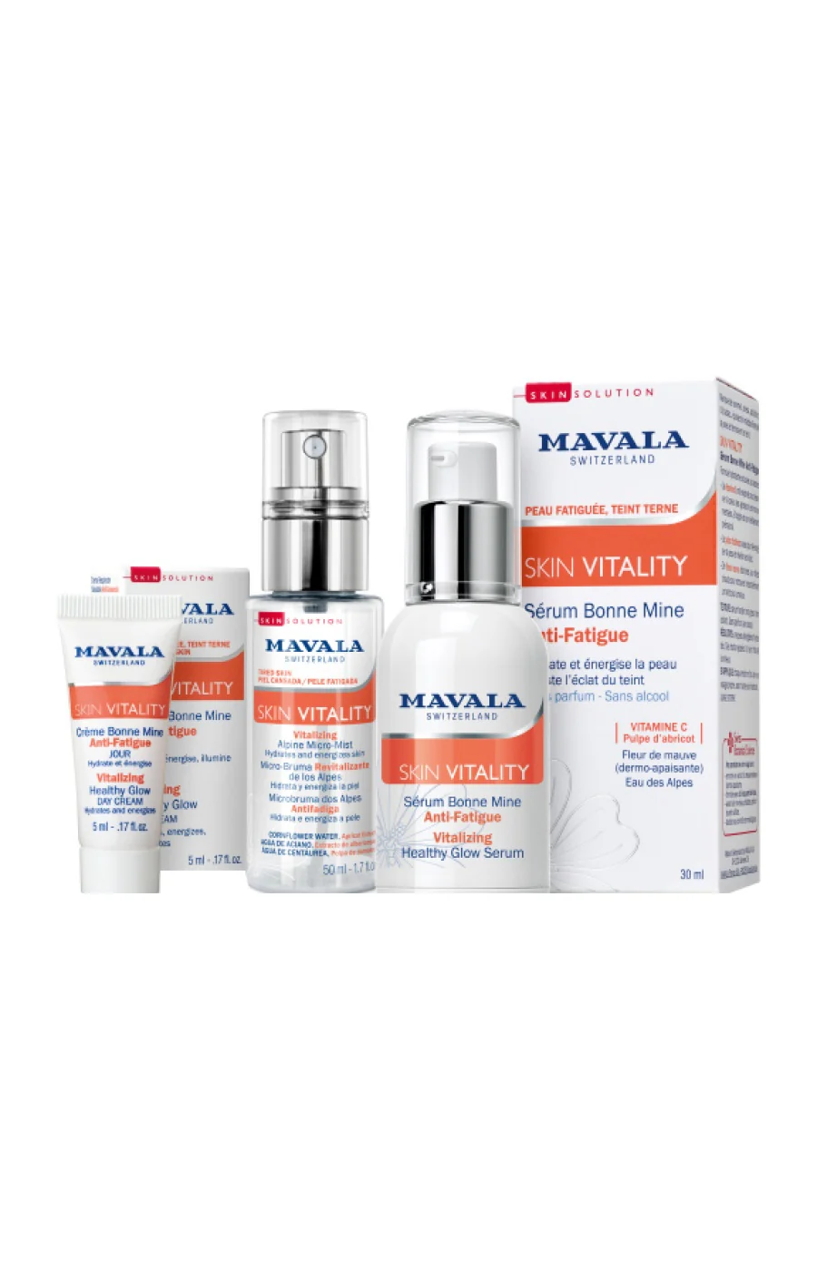 Coffret routine - Skin Vitality - Peaux fatiguées -  3 produits