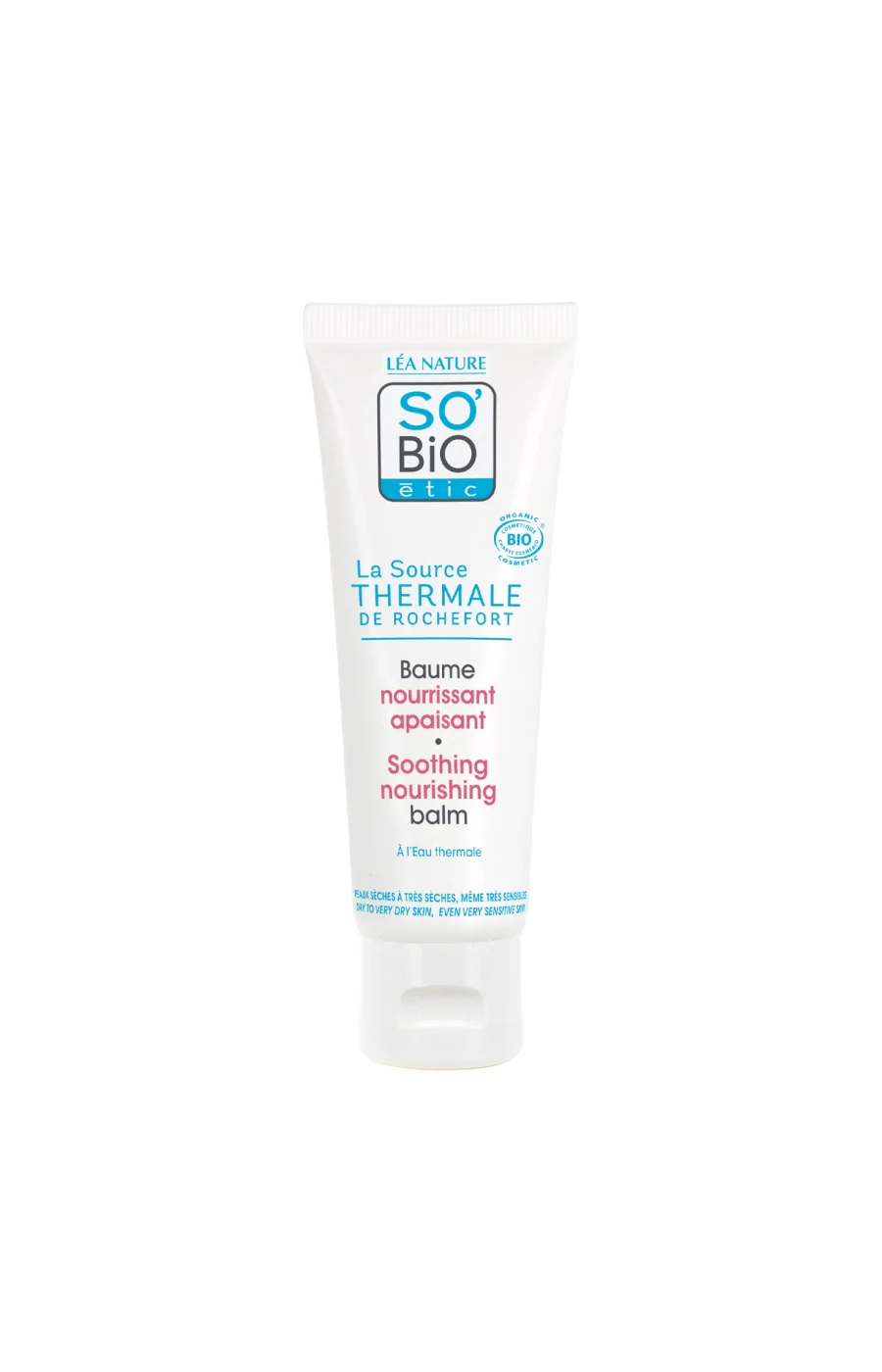 Baume nourrissant apaisant bio - Eau thermale - Visage - 50 ml
