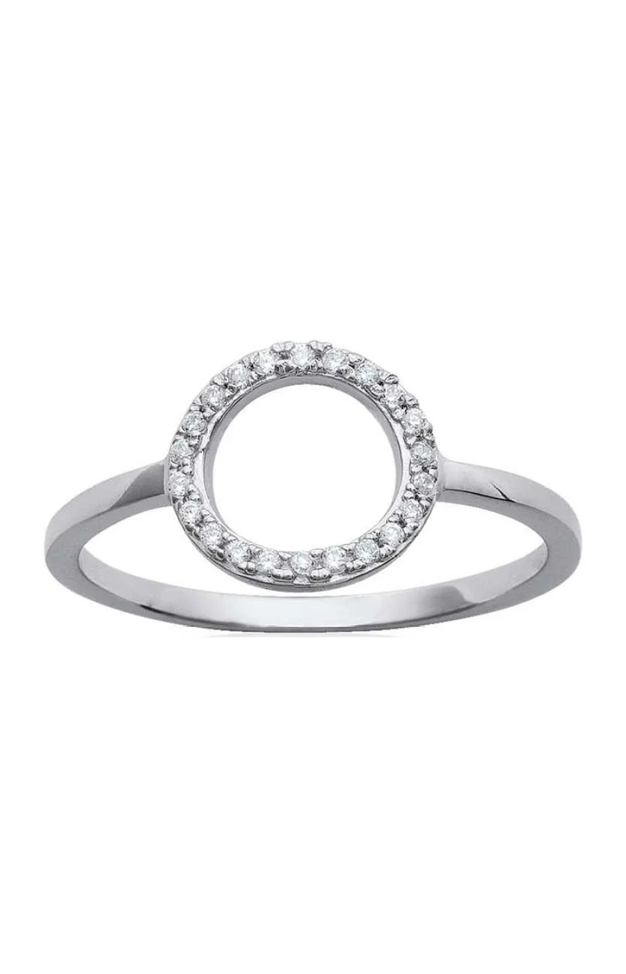 Bague - Argent 925/1000 rhodié & oxyde de zirconium - Image 2