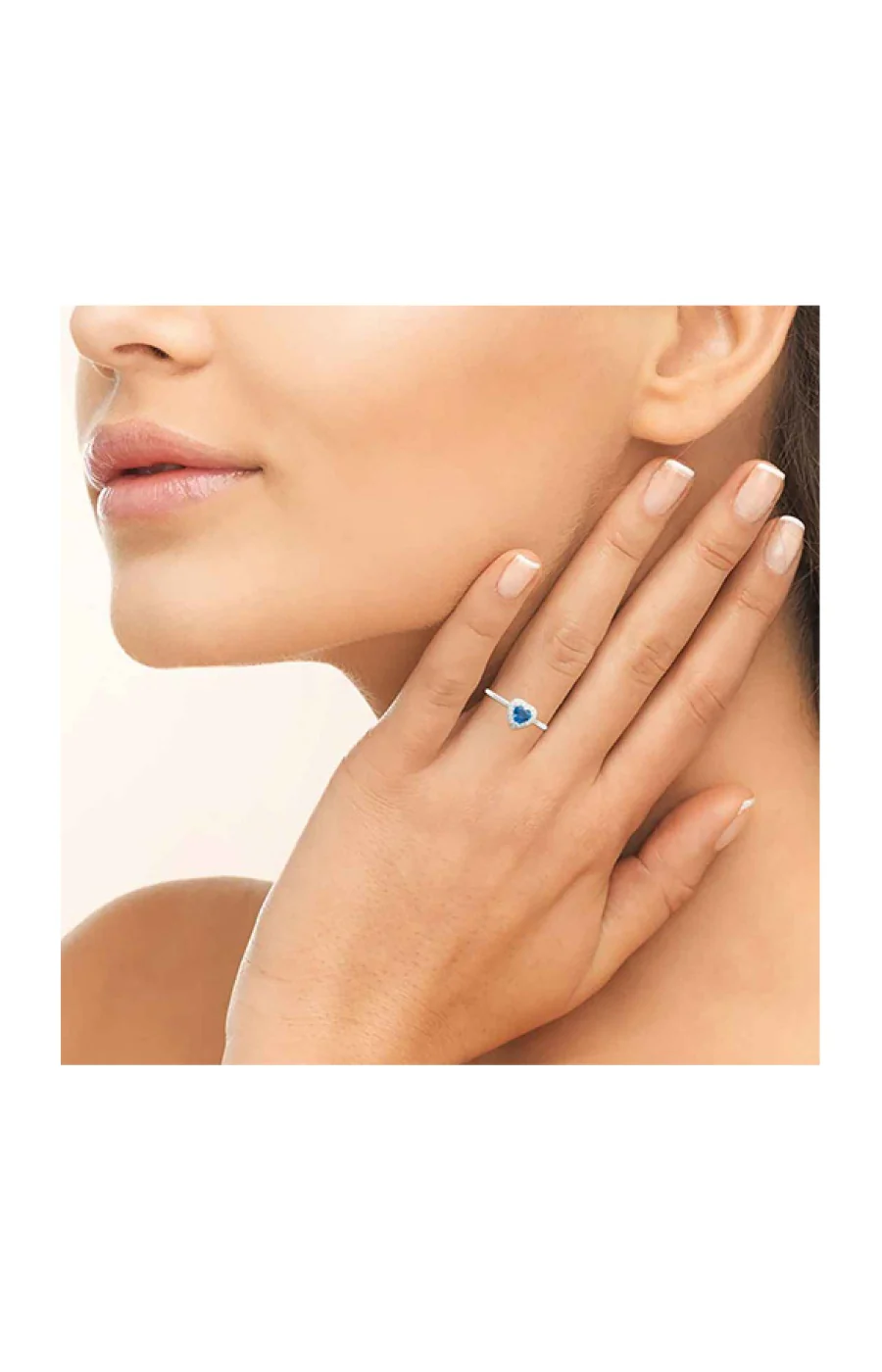 Bague - Argent 925/1000 rhodié & oxyde de zirconium - Image 2