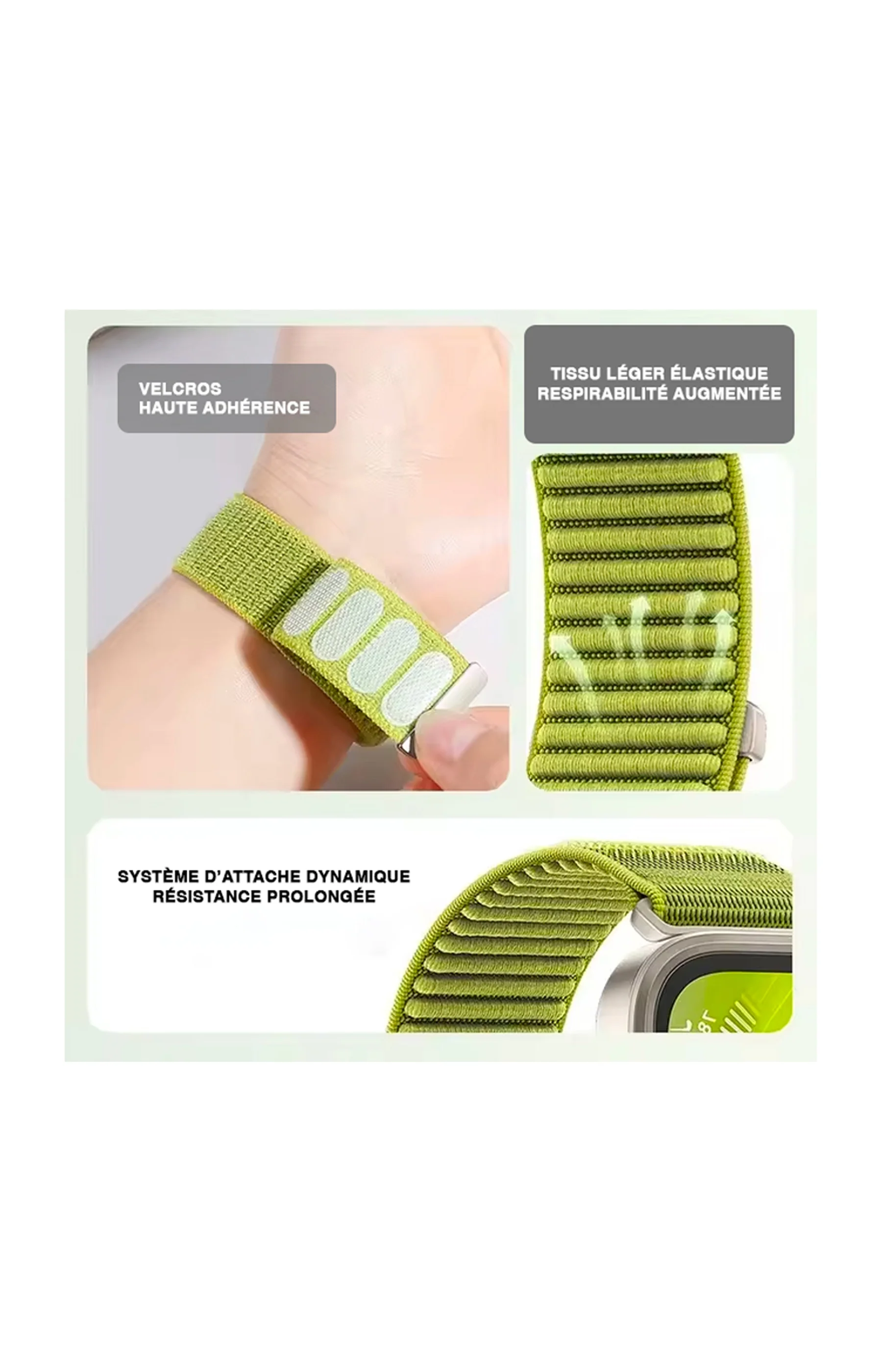 Pack de bracelets montres connectées - 5 couleurs - Image 2