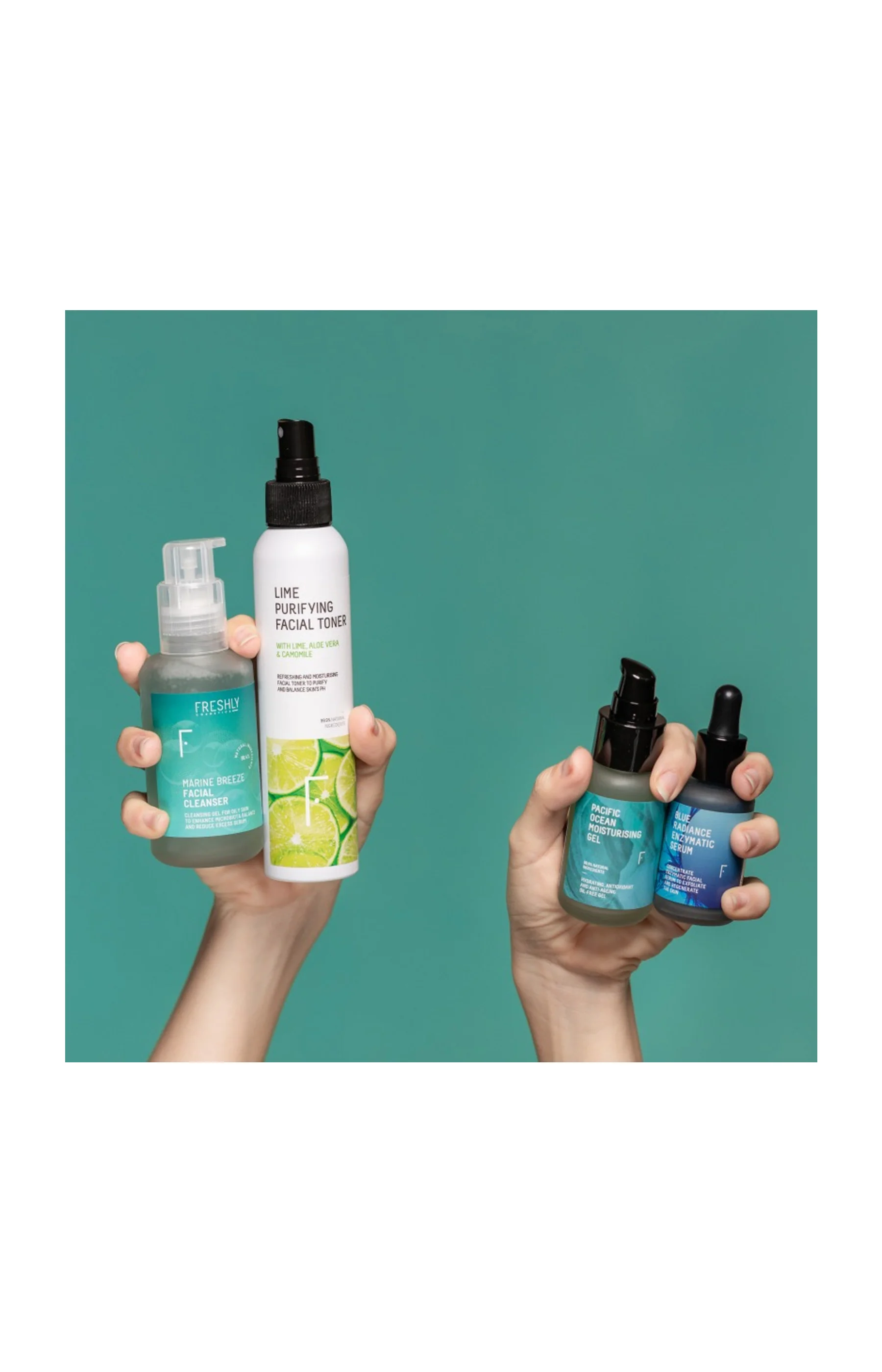Routine soins - Peaux mixtes à grasses - Visage - 4 produits - Image 2
