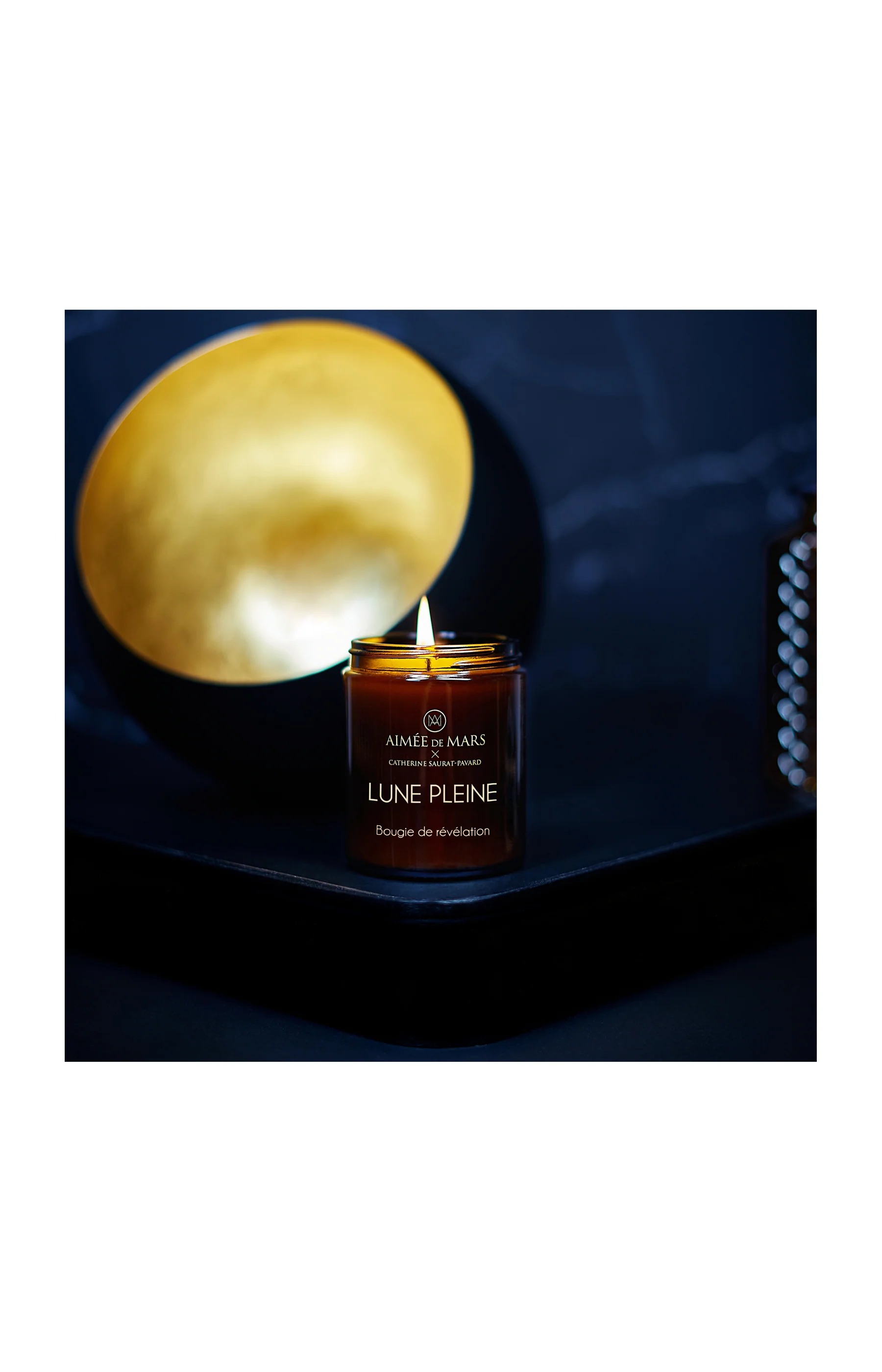 Bougie parfumée Lune Pleine – Lavande & Palo Santo – 150 g - Image 2