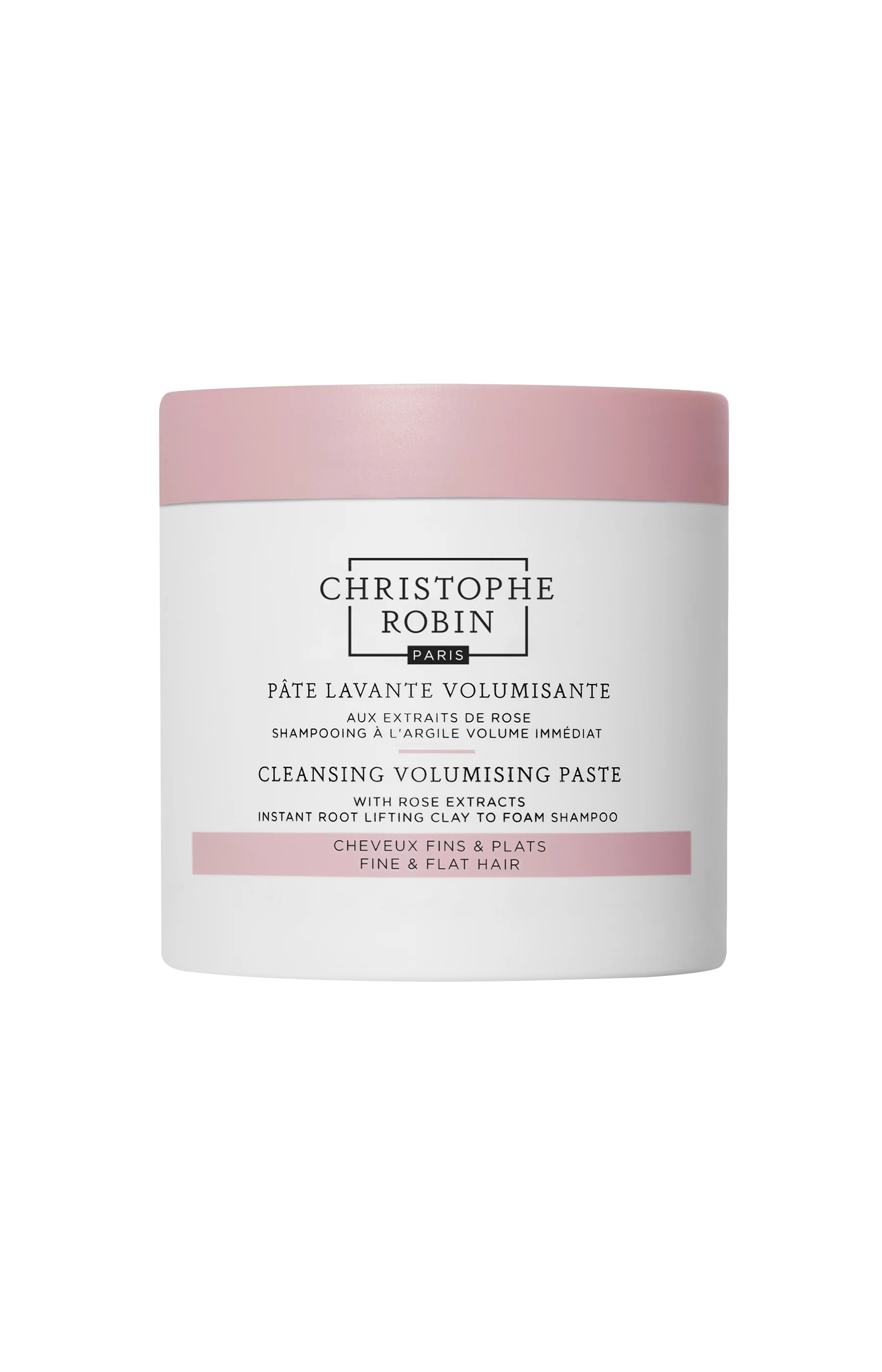 Shampoing volumisant - Pâte lavante - Extraits de rose - 250 ml