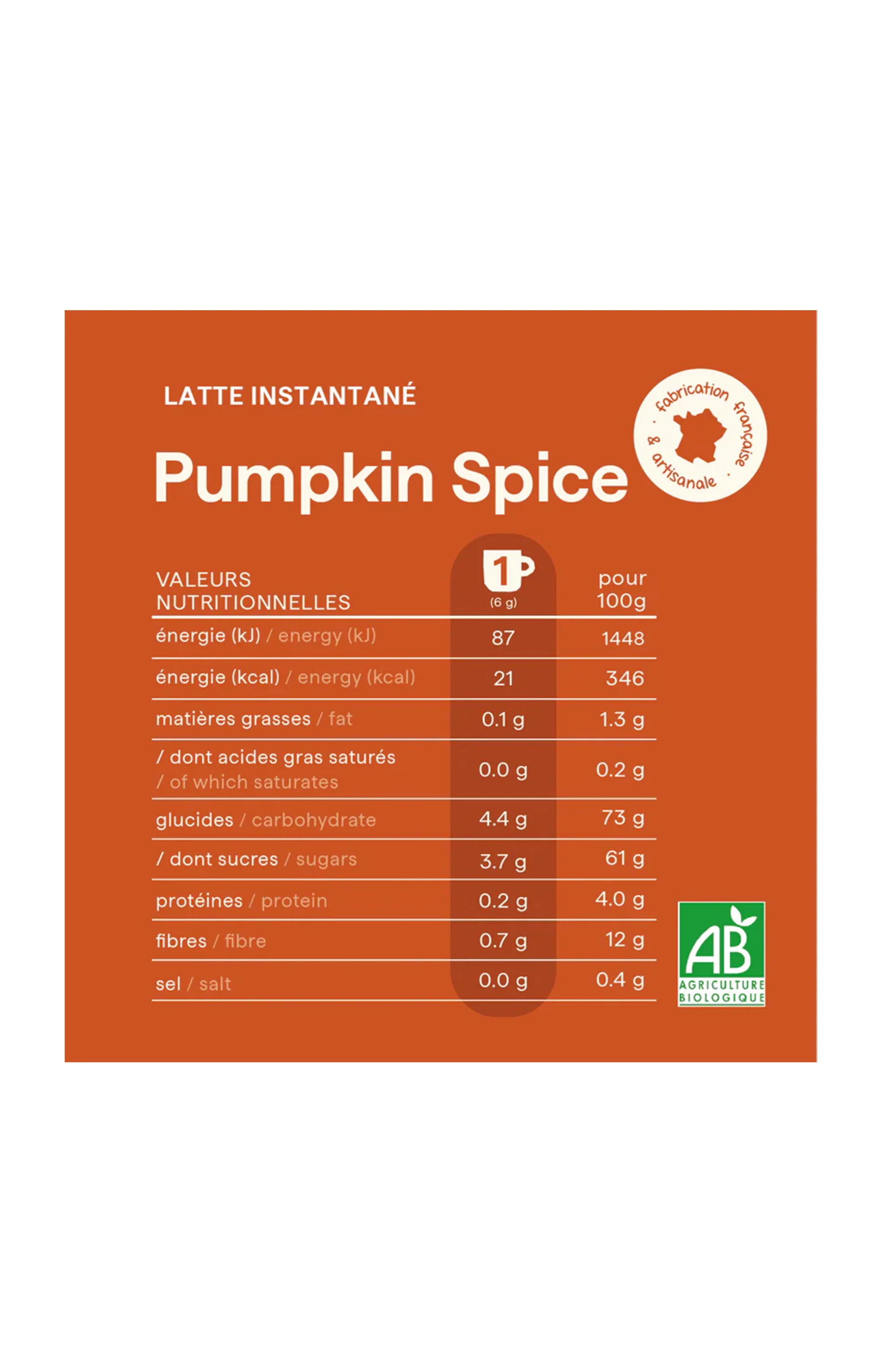 Poudre Pumpkin Spice bio - Citrouille & épices - 125 g - Image 3