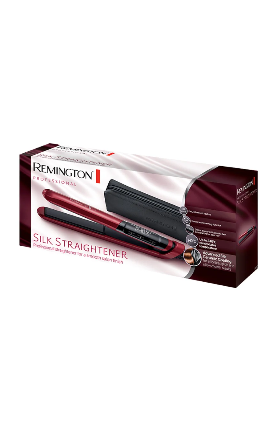 Lisseur - Pro Silk - 235°C - Rouge - Image 2
