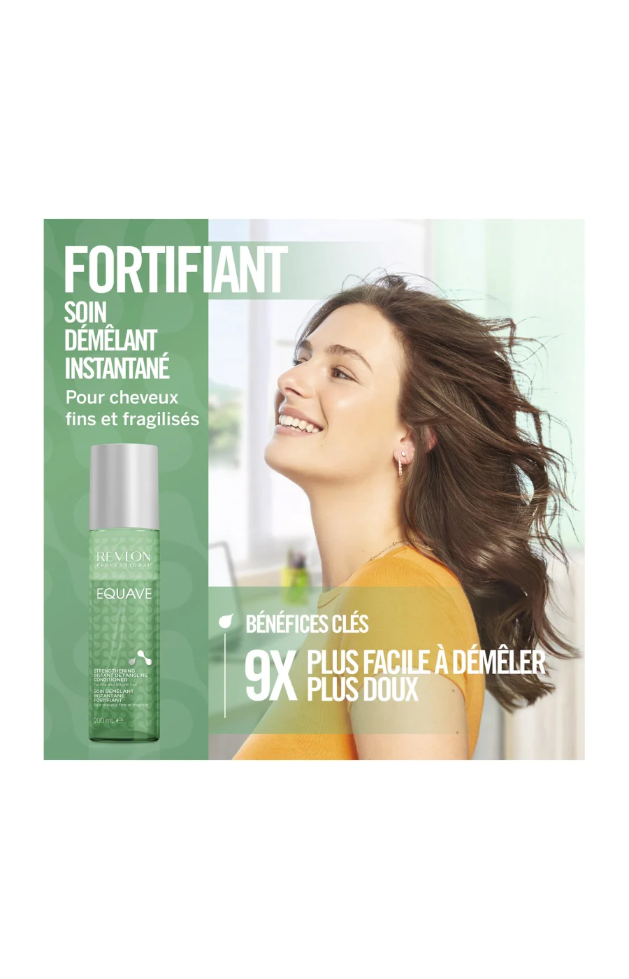 Soin démêlant fortifiant - Equave - Cheveux fins & fragilisés - 200 ml - Image 3