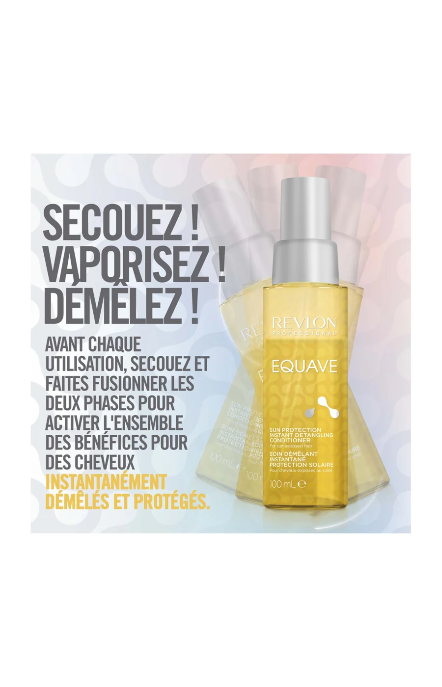 Soin démêlant & protecteur de soleil - Equave - 100 ml - Image 2
