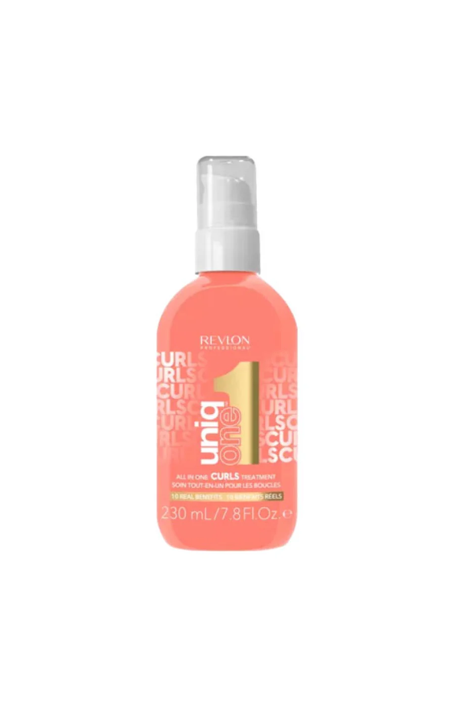 Soin sans rinçage 10 bienfaits - Uniq One - Cheveux bouclés - 230 ml