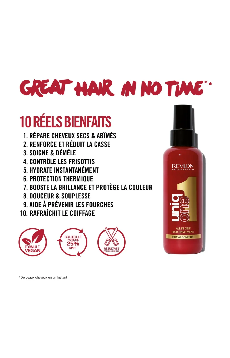 Spray nourrissant 10-en-1 - UniqOne - Cheveux - 150 ml - Image 2