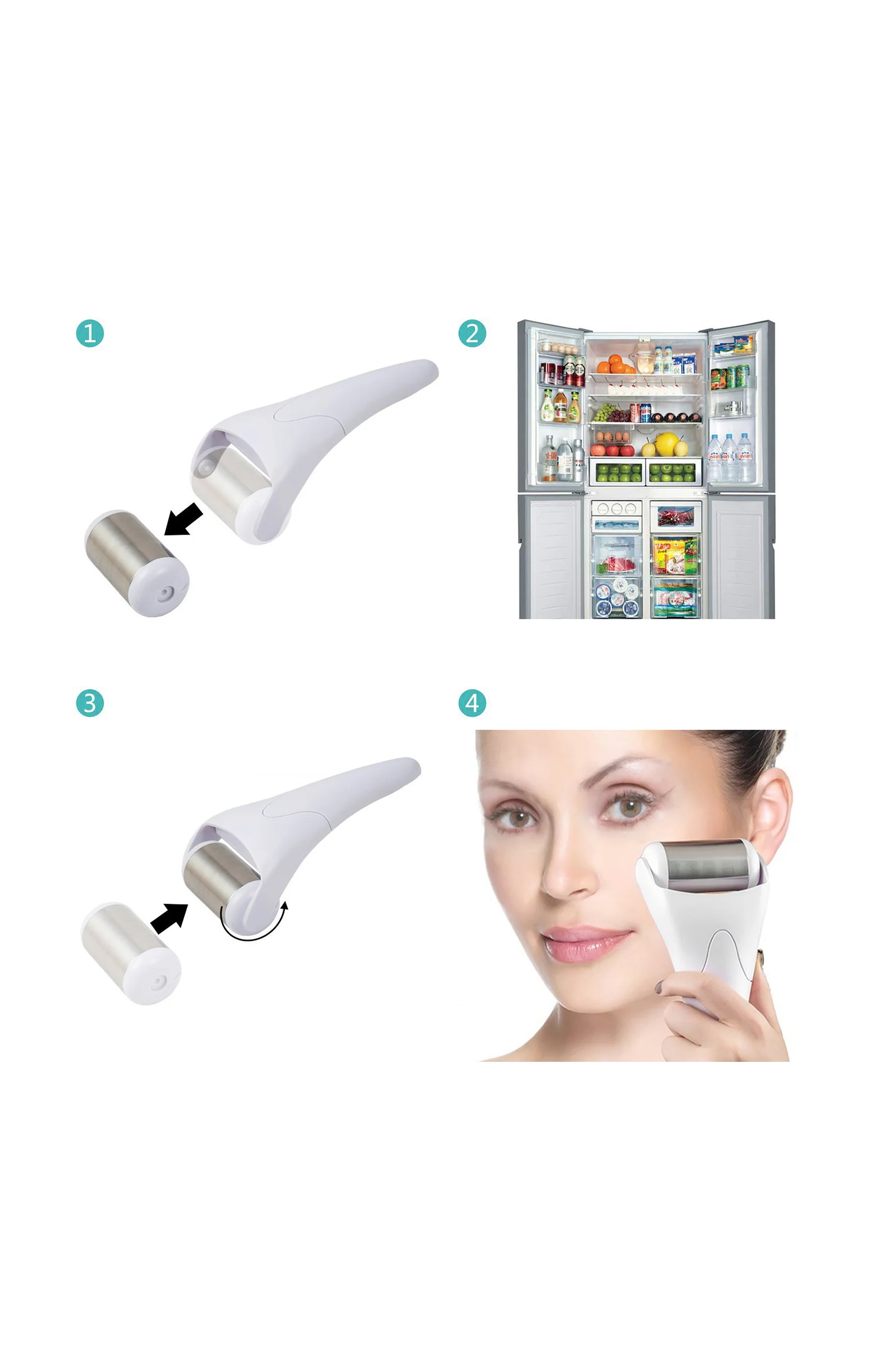 Rouleau de glace - Visage - Acier inoxydable - Image 3