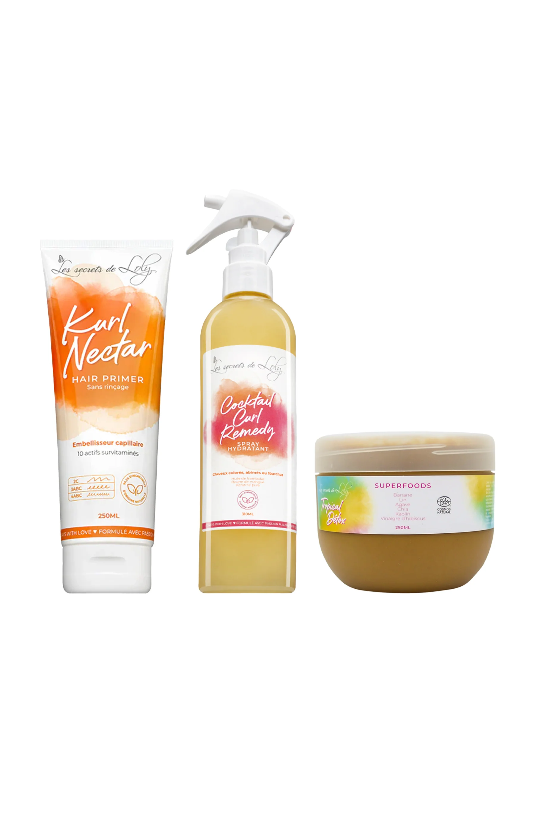 Routine finition - Cheveux bouclés - 3 produits