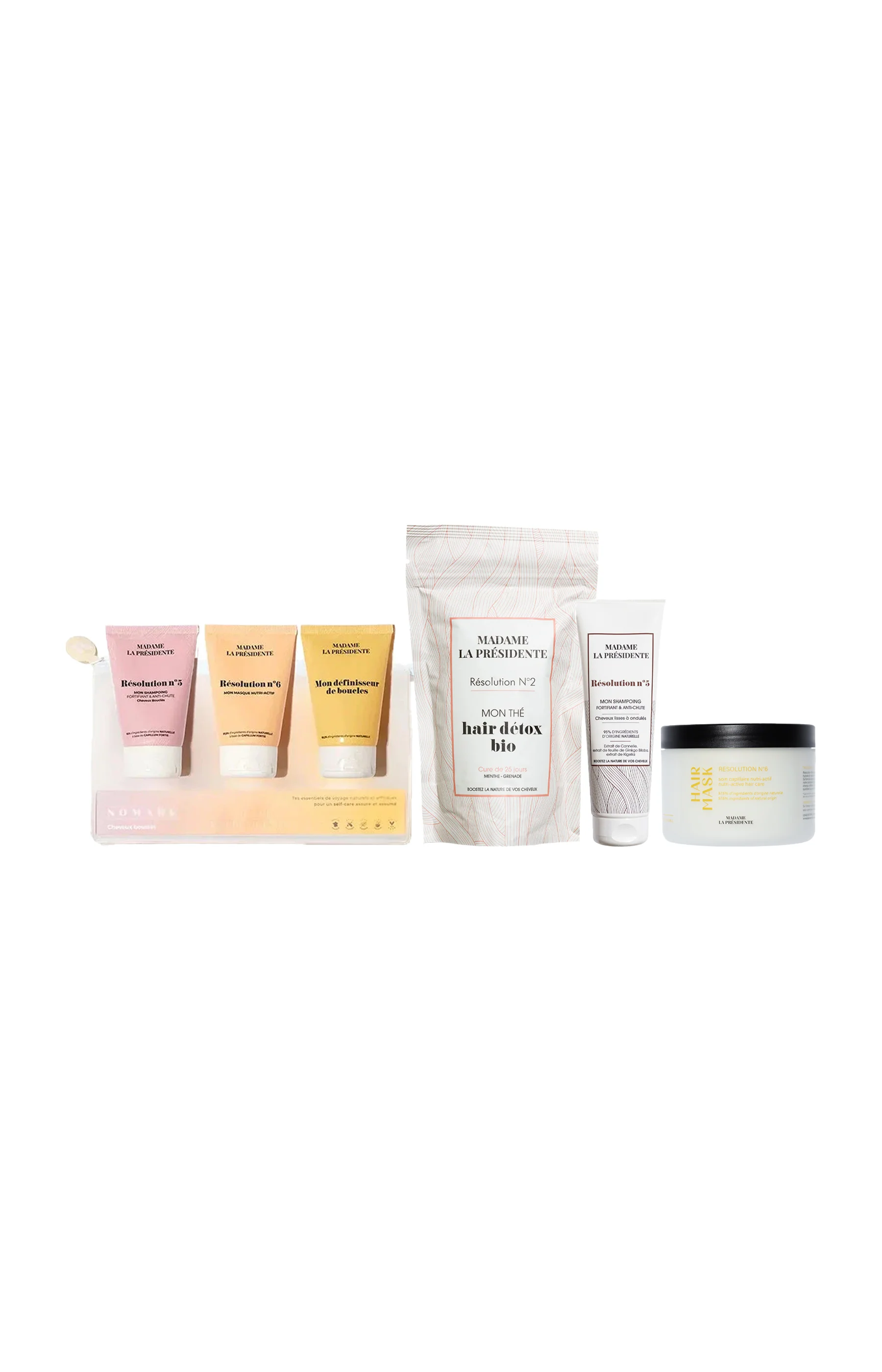 Routine hydratation - Cheveux lisses & ondulés - 3 produits + 1 trousse soin offerte