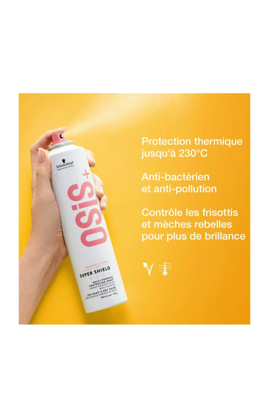 Spray thermo-protecteur multi-usages - Osis+ - Super Shield - 300 ml - Image 3
