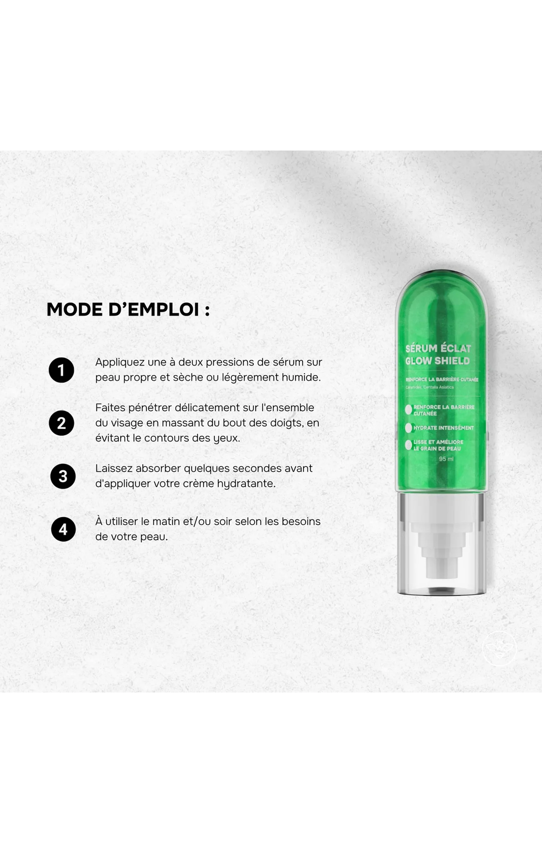 Sérum hydratant - Céramides & centella asiatica - Visage - 30 ml - Image 3