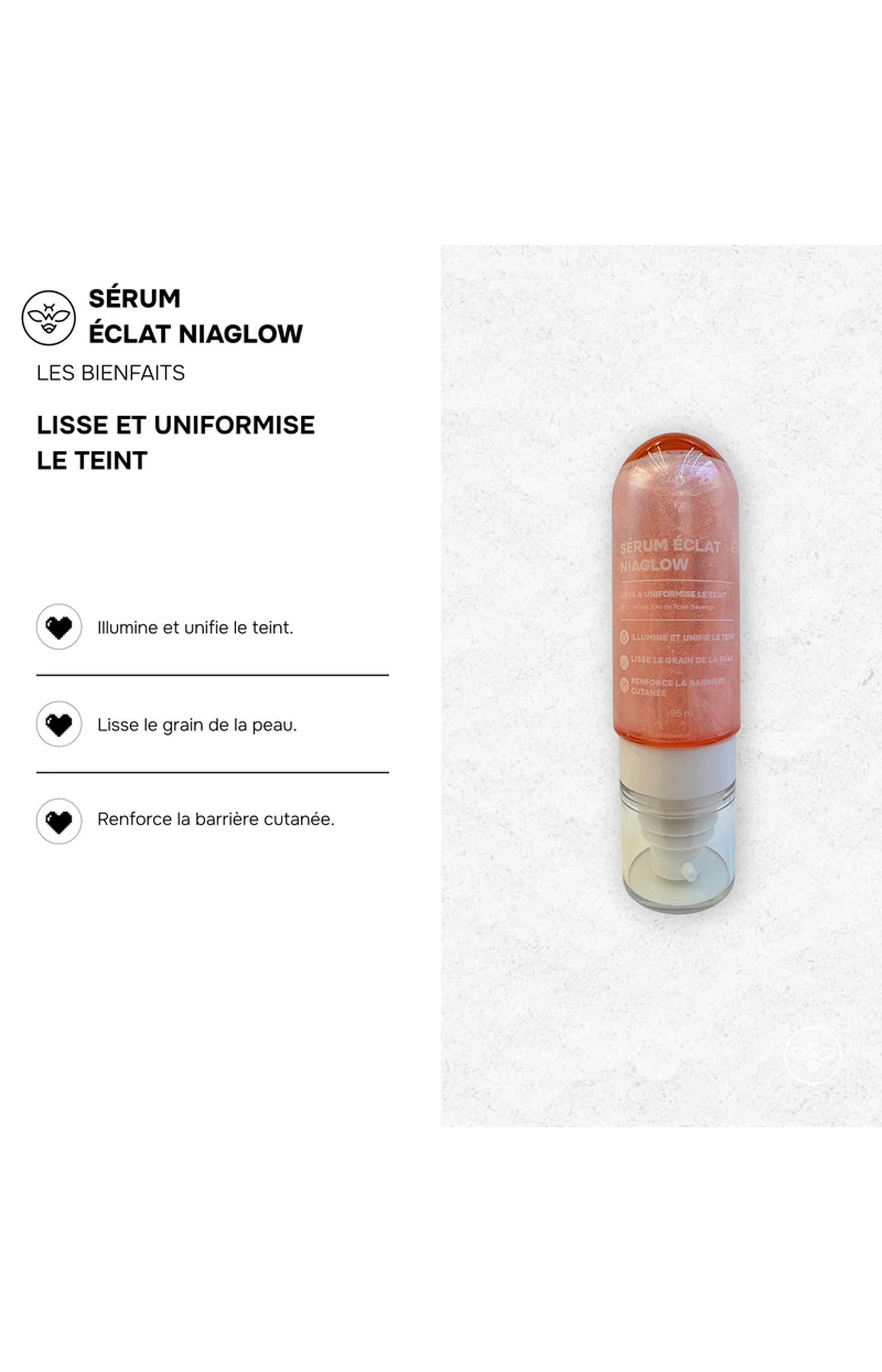 Sérum éclat - Niacinamide & acide hyaluronique - Visage - 30 ml - Image 3