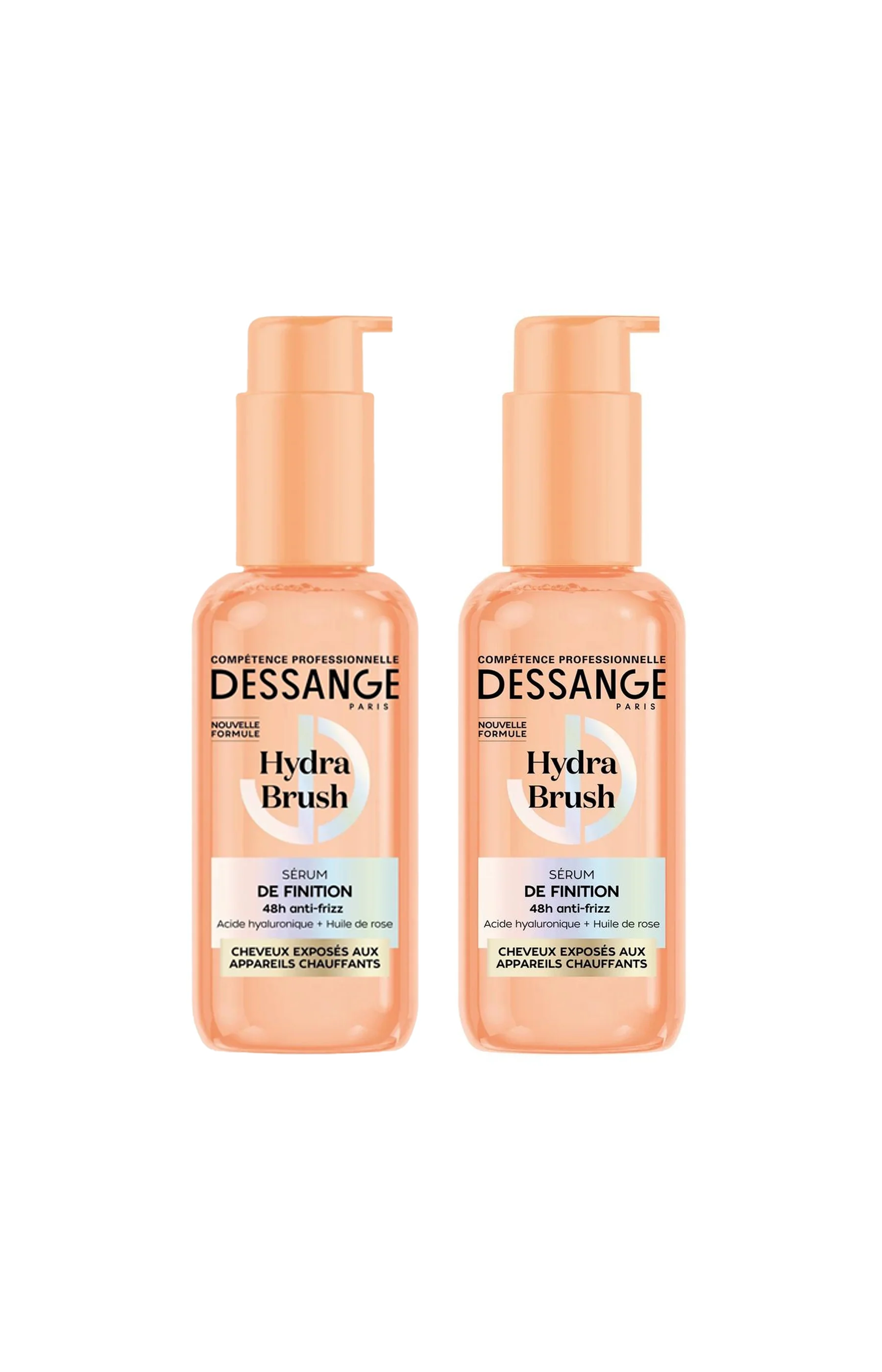2 sérums de finitions Anti-frizz - Acide hyaluronique - 100 ml