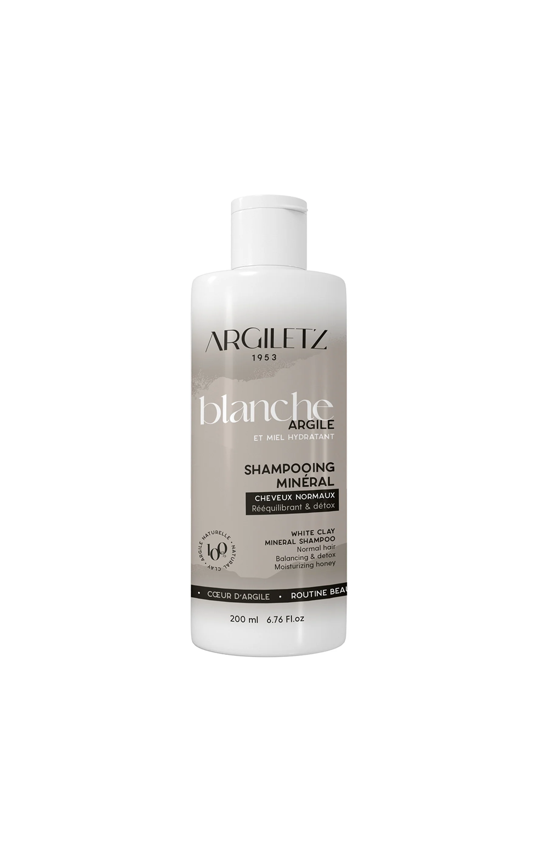Shampoing équilibrant - Argile blanche - Cheveux normaux - 200 ml