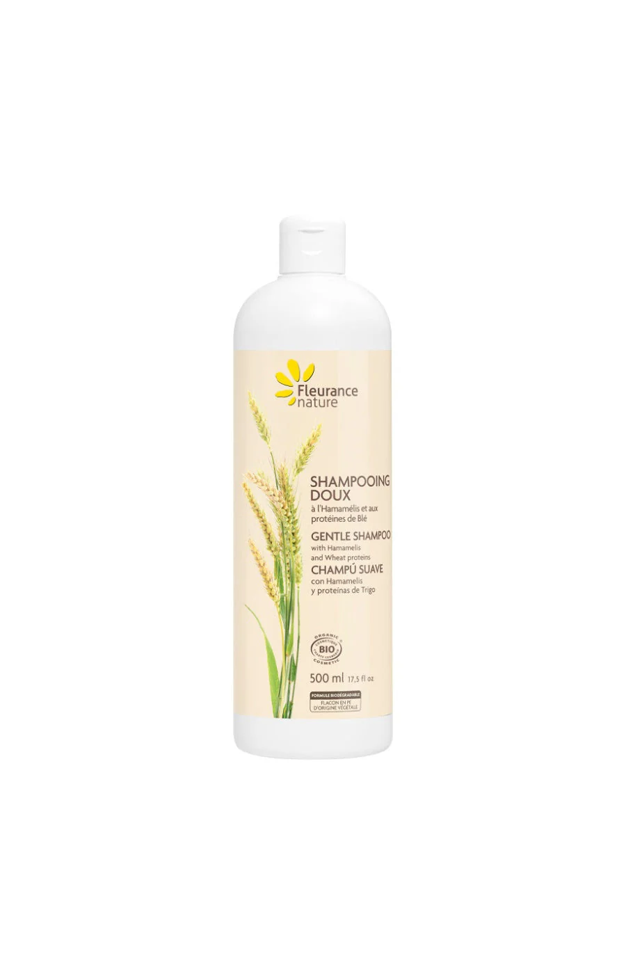 Shampoings doux bio - Fleur d'hamamélis & protéines de blé - Tous types de cheveux - 2 x 200 ml