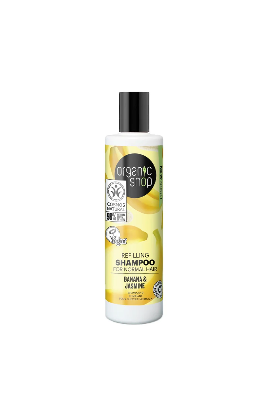 Shampoings nourrissants - Banane & jasmin - Cheveux normaux - 2 x 280 ml