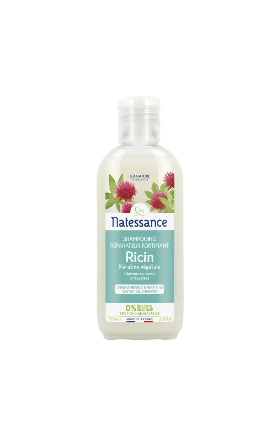 Shampoings réparateurs - Huile de ricin - Cheveux secs & fragilisés - 2 x 100 ml