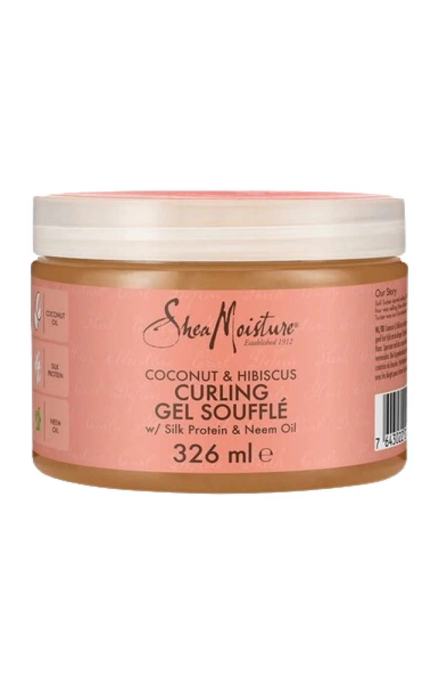 Soin soufflé - Noix de coco & hibiscus - Cheveux ondulés à bouclés - 326 ml