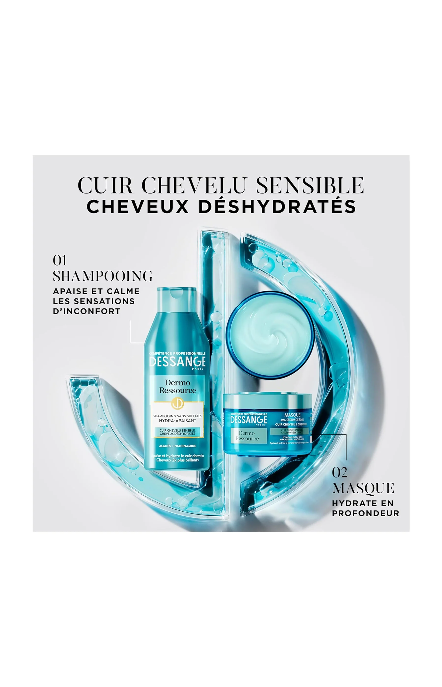 Routine dermo source - Shampoing & masque - 2 produits - Image 2
