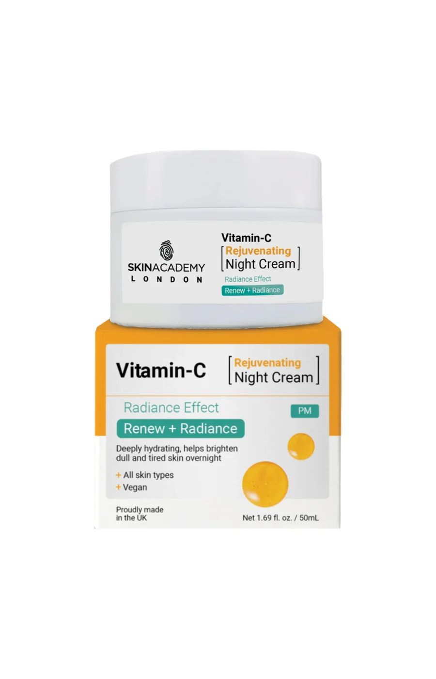 Crème de nuit réjeunissant - Glow boost - Vitamine C - Visage - 50 ml