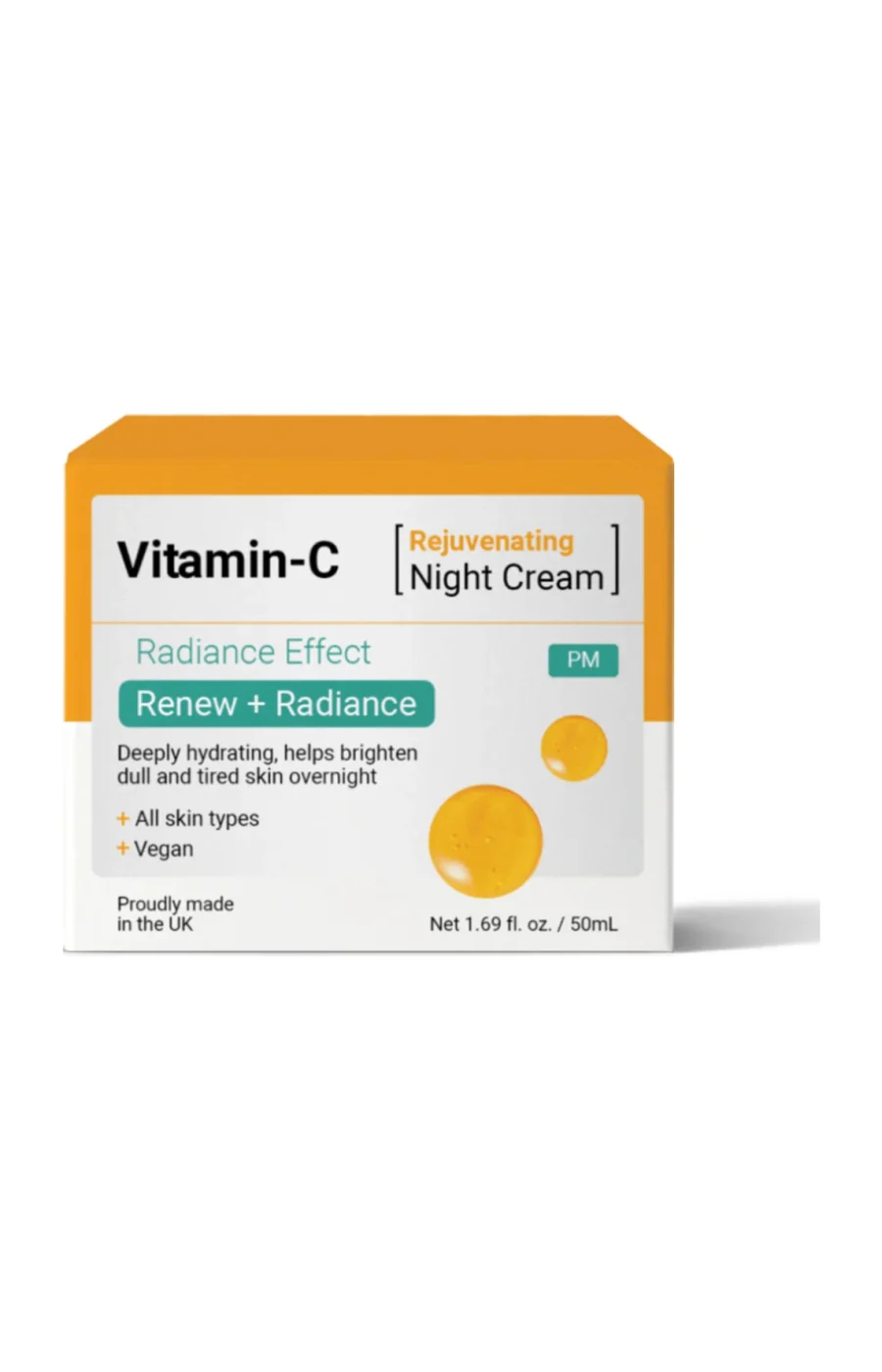Crème de nuit réjeunissant - Glow boost - Vitamine C - Visage - 50 ml - Image 2