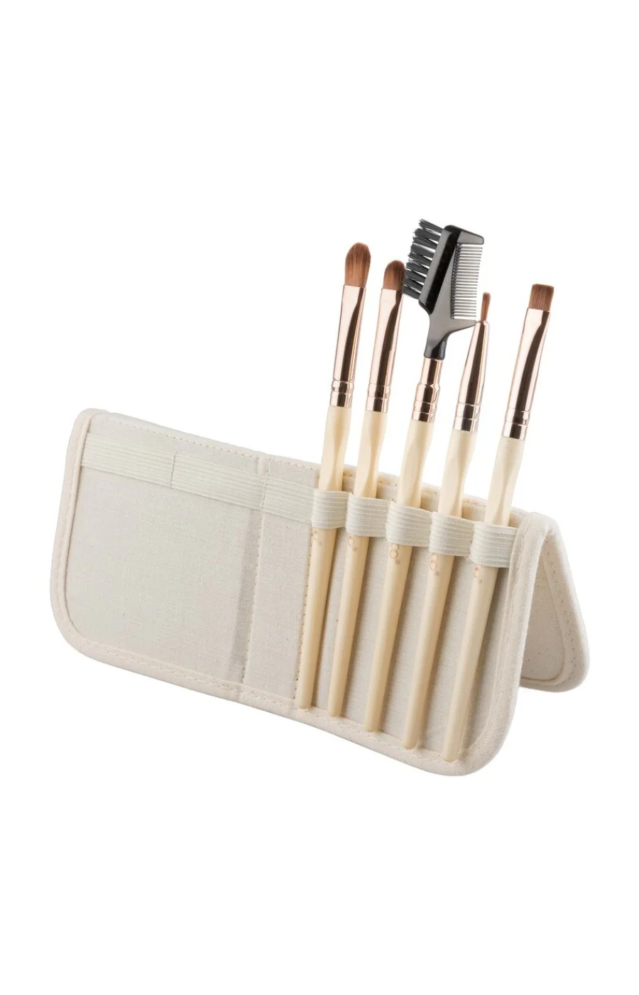 Kit de 4 pinceaux yeux et une brosse-peigne - Image 2