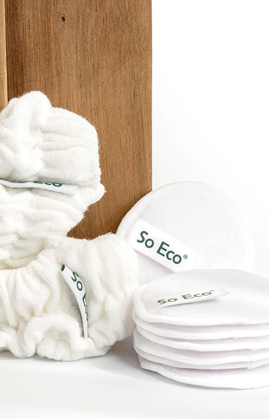 Kit skincare routine - Cotons réutilisables & bracelets microfibres - Visage - 9 produits - Image 3