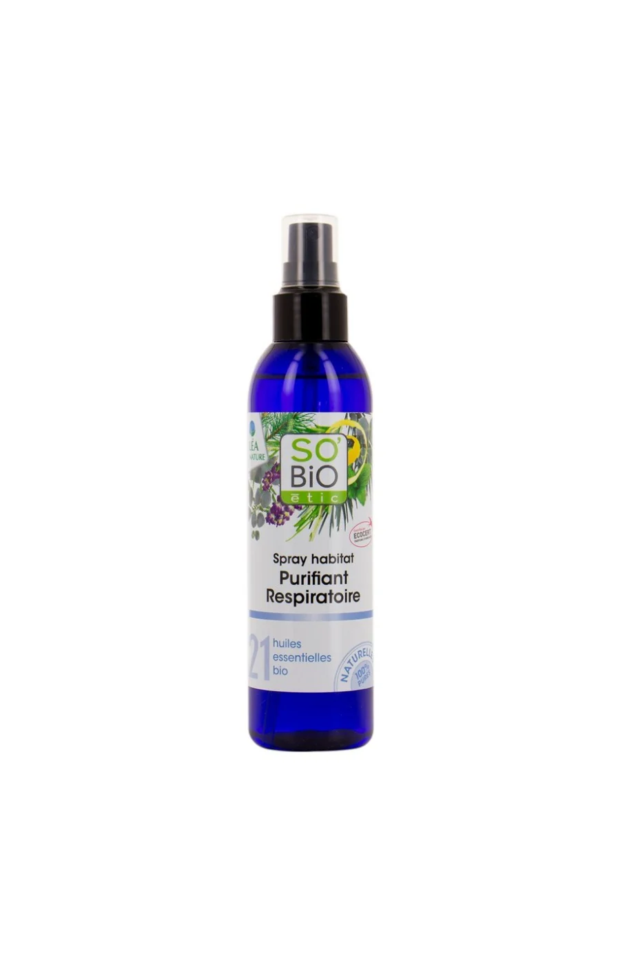 Spray habitat purifiant respiratoire -  21 huiles essentielles bio - 200 ml
