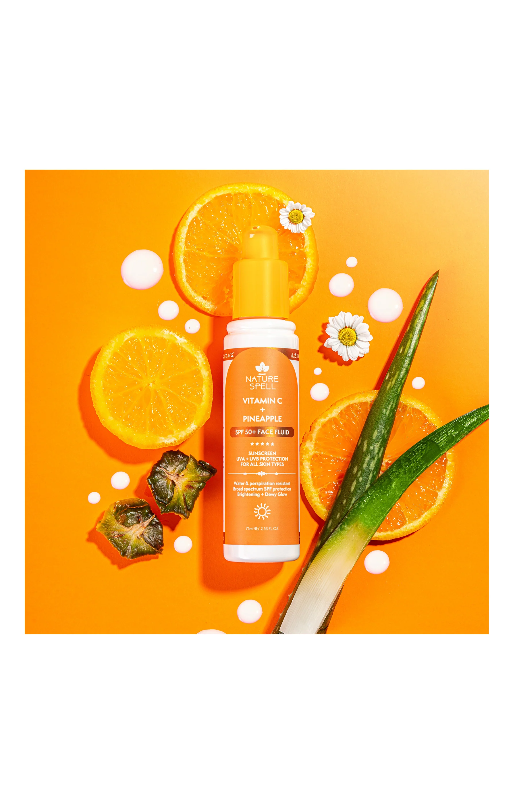Fluide éclat -  Vitamine C & Ananas – SPF 50 - 75 ml - Image 2