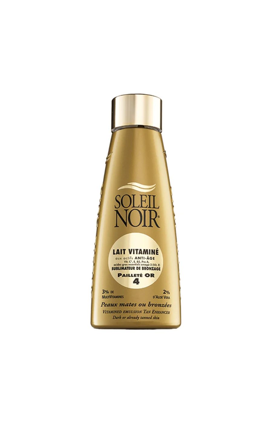 Lait vitaminé hydratant - Corps - 04 Pailleté or - Peaux mates & bronzées - 150 ml