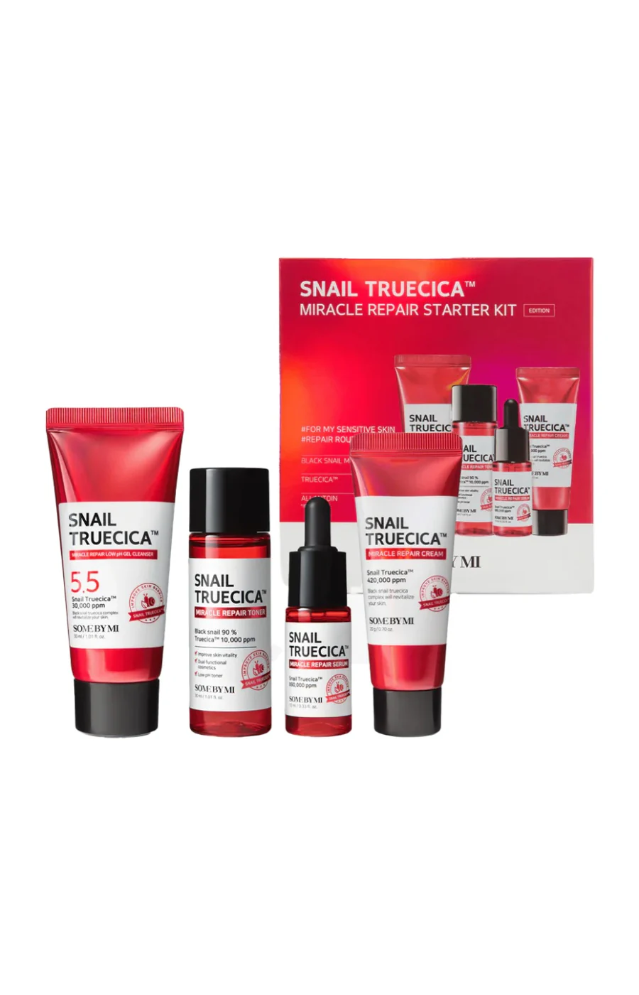 Coffret soins réparateur - Snail Truecica - 4 produits