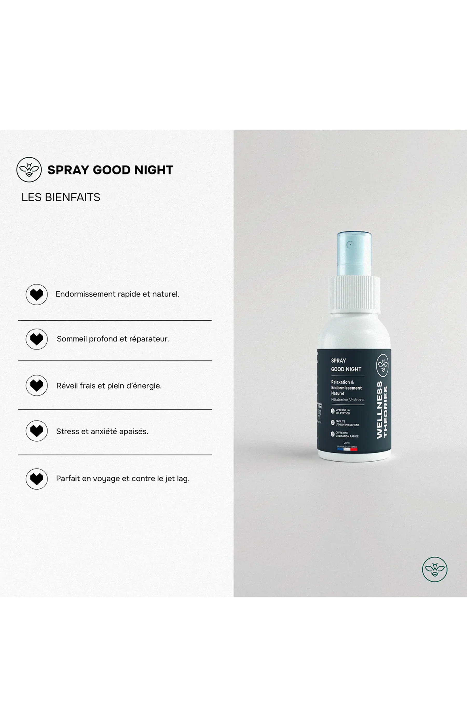 Spray buccal sommeil - Good Night - Mélatonine - 20 ml - Image 2