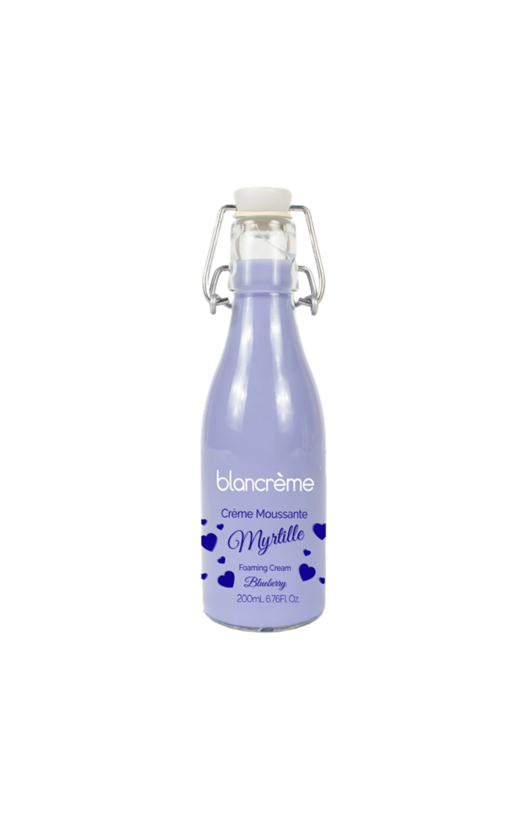 Crème moussante - Saint Valentin - Myrtille - 200 ml