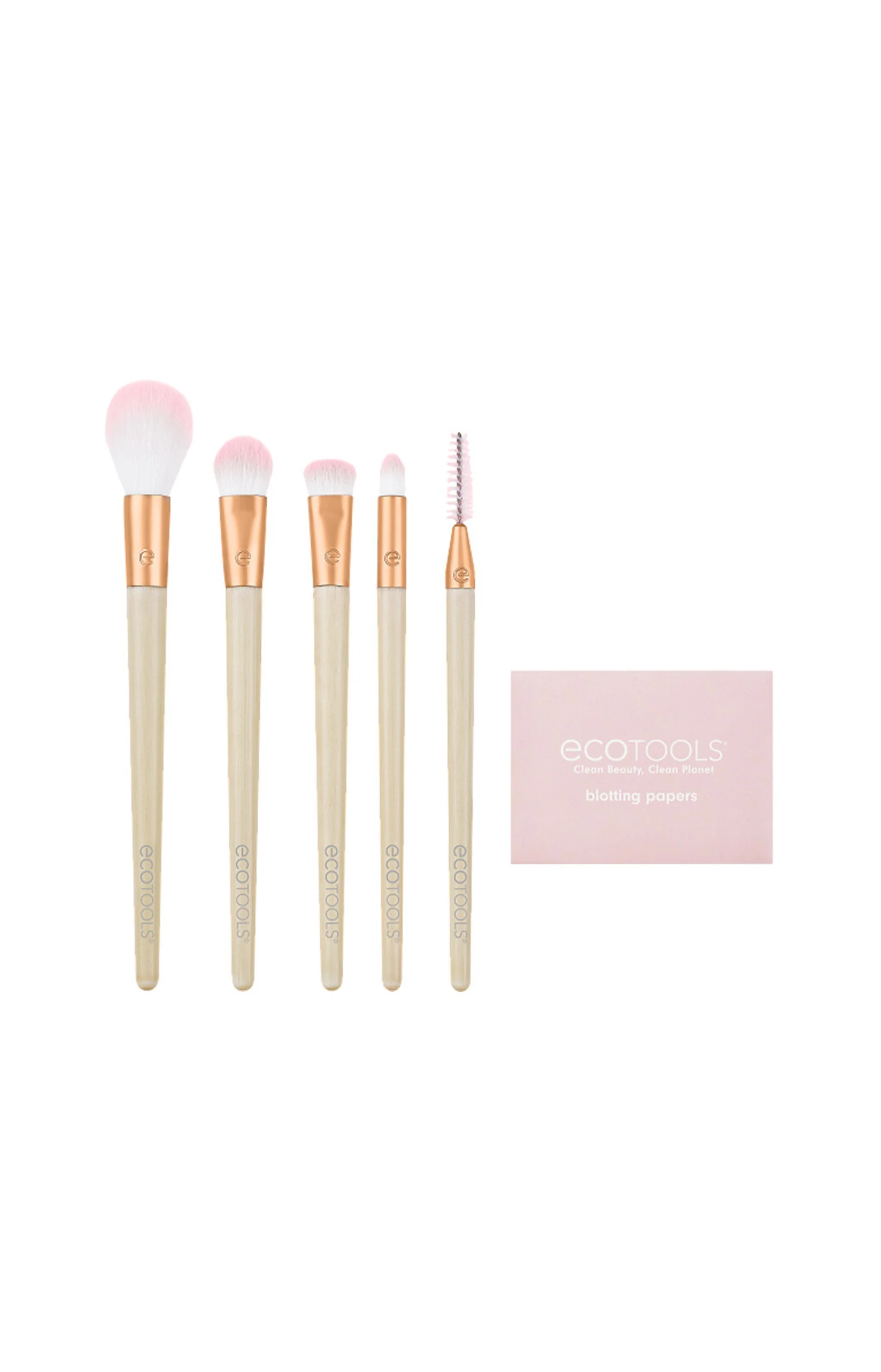 Set de 5 pinceaux & 1 buvard - Teint & yeux