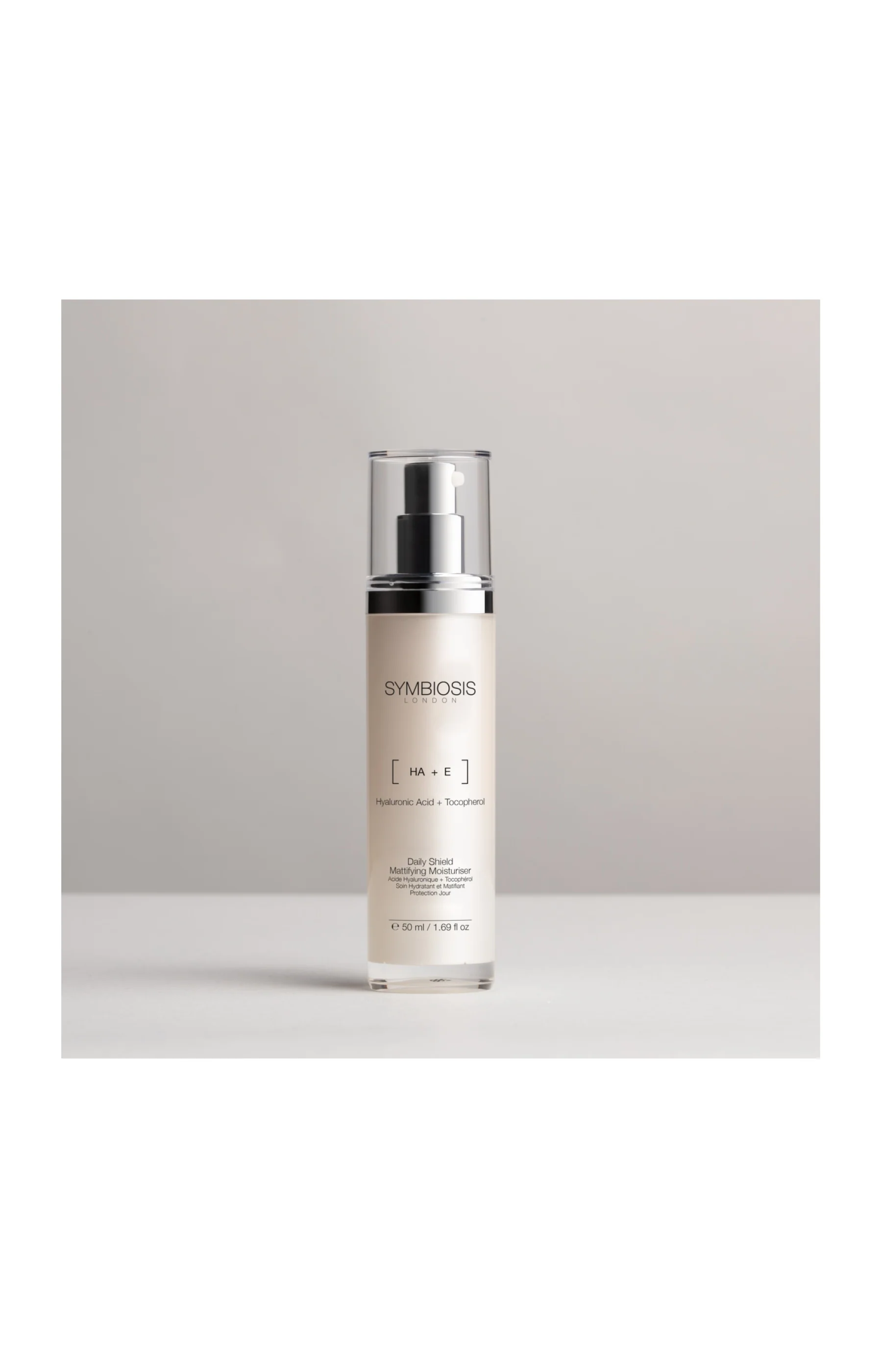 Soin protection jour hydratant & matifiant - Acide hyaluronique - 50 ml