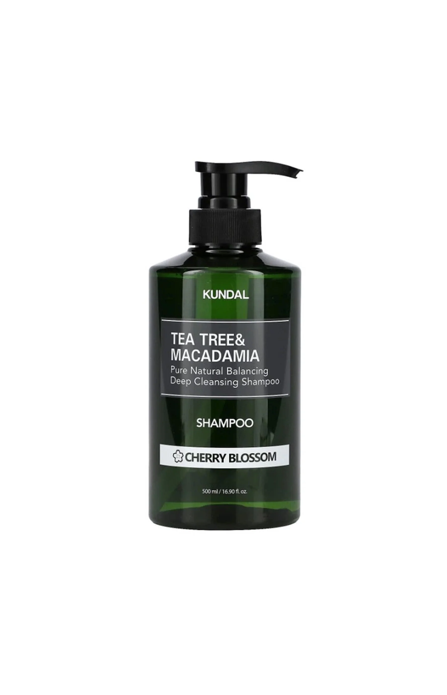 Shampoing nettoyant profond arbre à thé et macadamia - Fleur de cerisier - 500 ml
