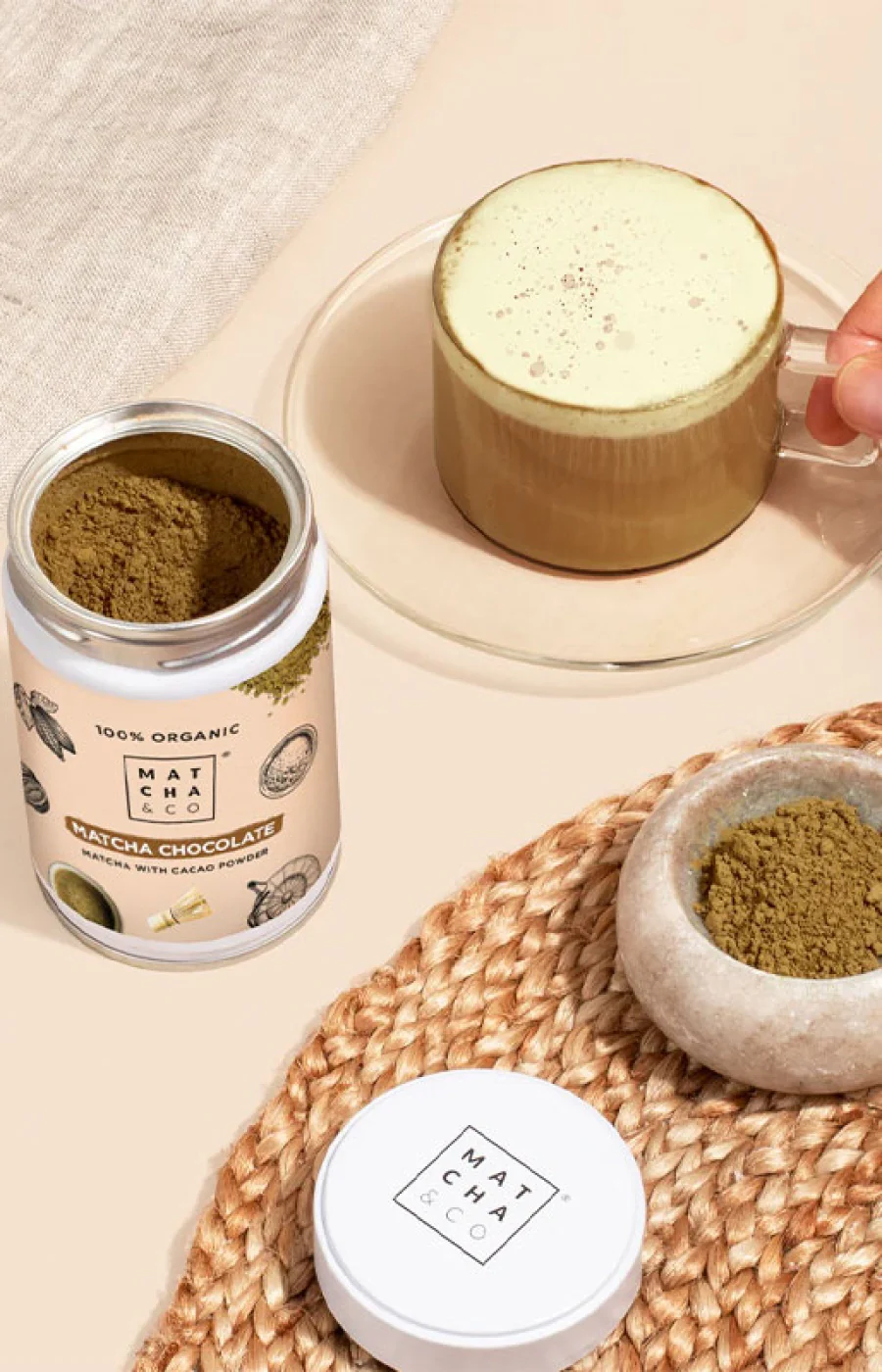 Thé matcha bio & fouet bambou - Chocolat - 2 produits - Image 3